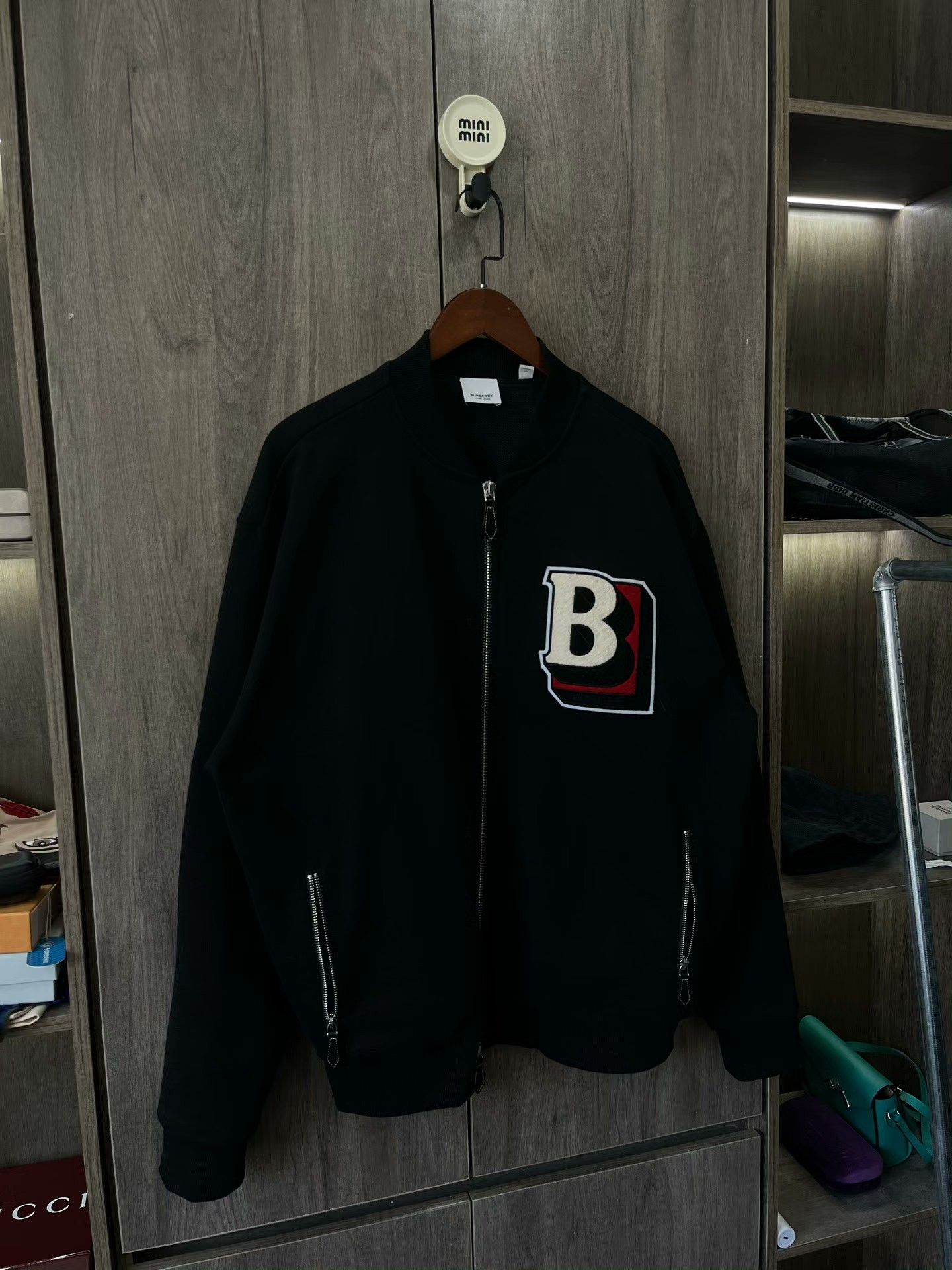 Burberry Burberry B Patch Bomber Jacket XXL Size US XXL / EU 58 / 5 - 7 Thumbnail