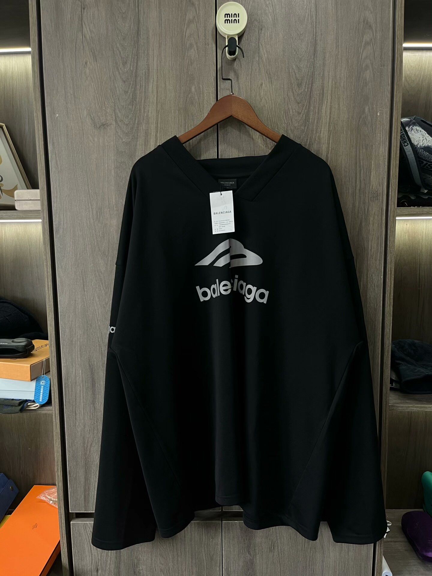 Balenciaga Balenciaga Skiwear Logo Long Sleeve Shirt M Size US M / EU 48-50 / 2 - 6 Thumbnail