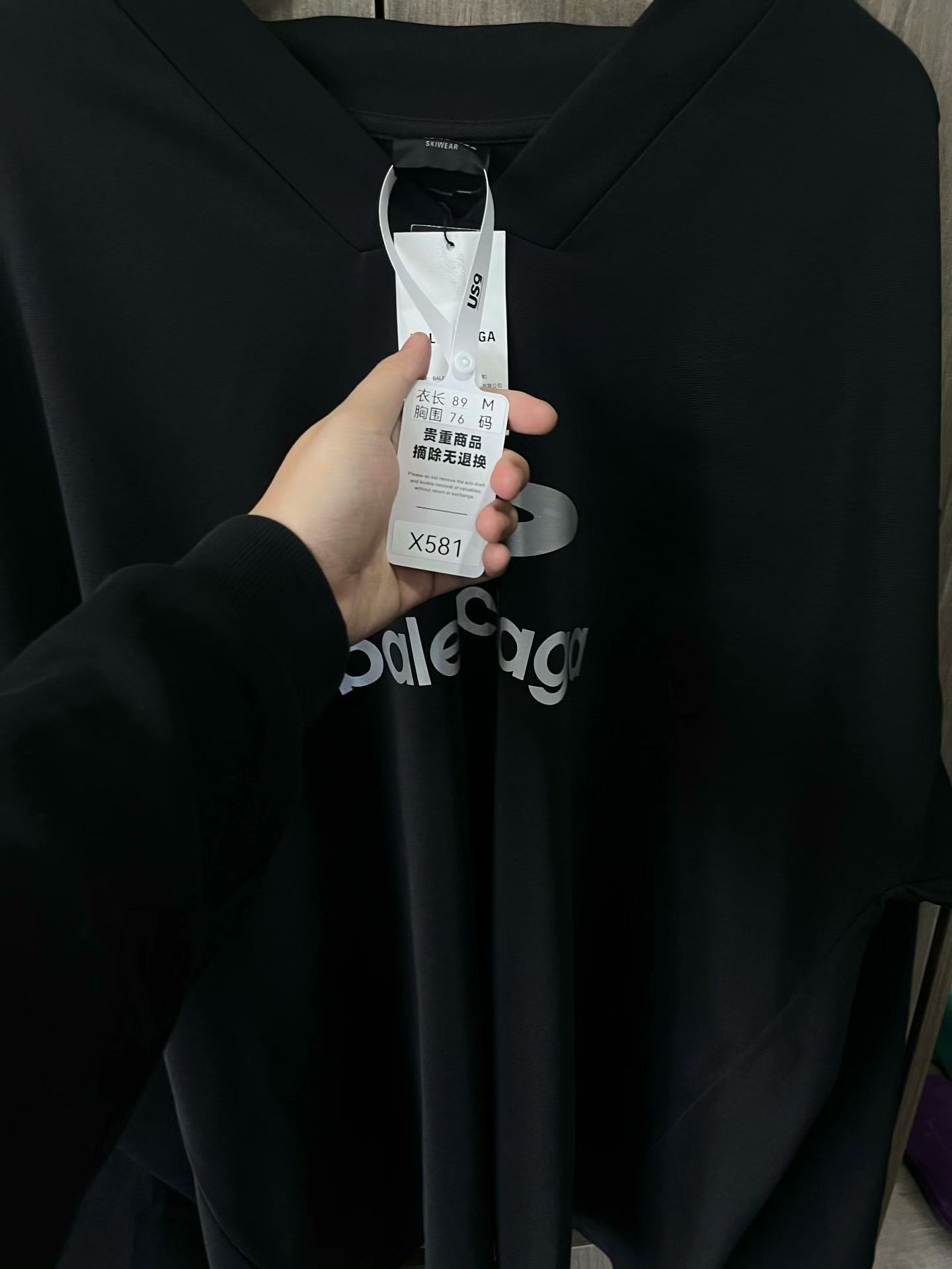 Balenciaga Balenciaga Skiwear Logo Long Sleeve Shirt M Size US M / EU 48-50 / 2 - 2 Thumbnail