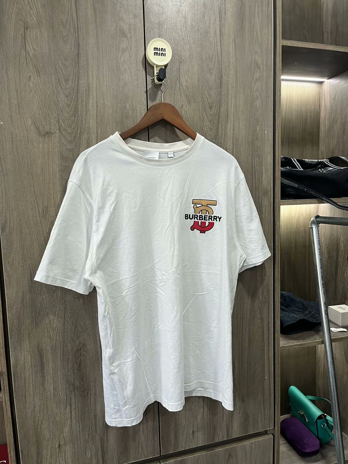 Burberry Burberry TB Monogram Logo T-Shirt Size L Size US L / EU 52-54 / 3 - 4 Thumbnail