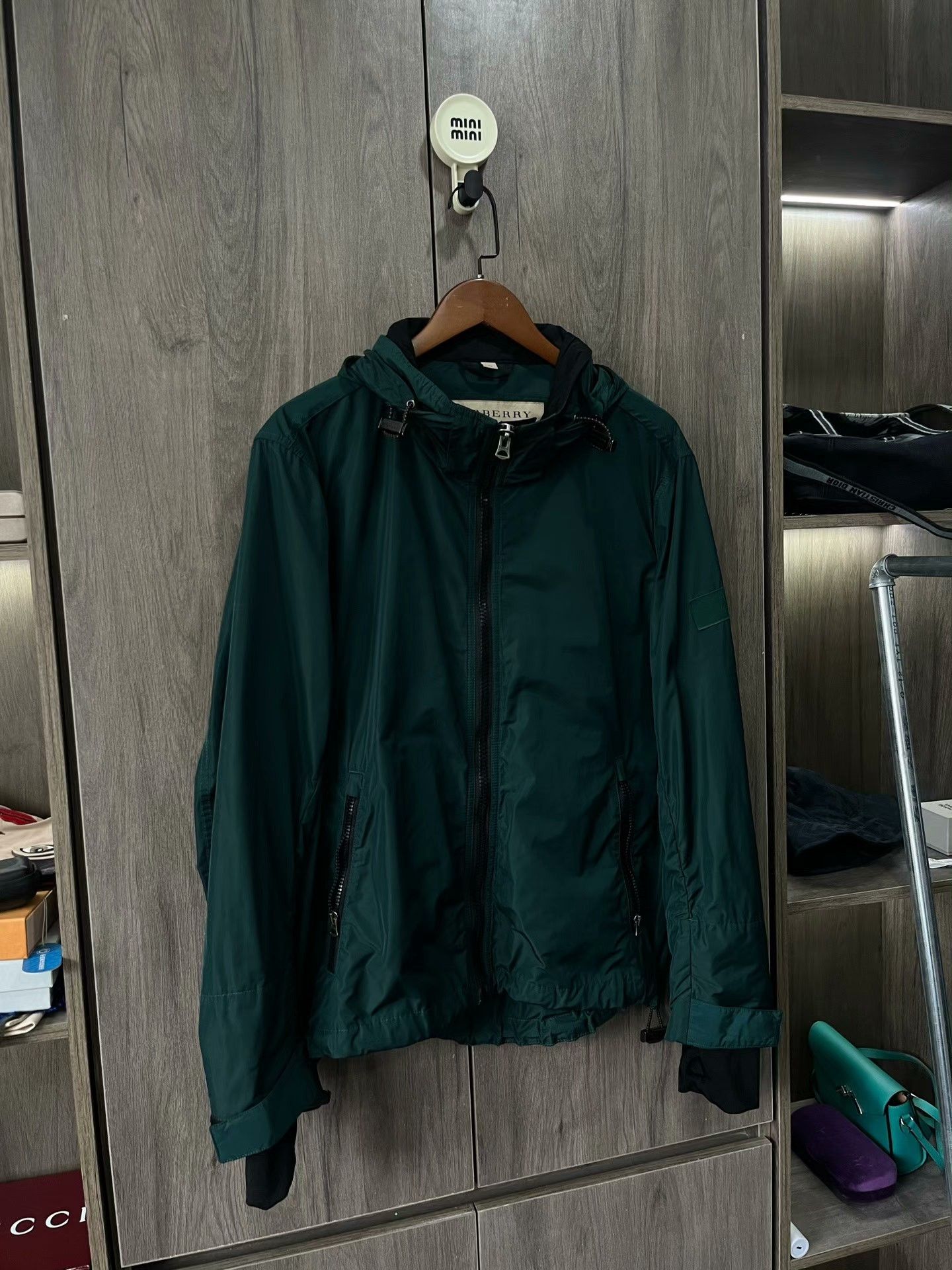 Burberry Burberry Logo Patch Hooded Jacket Size 52 Size US L / EU 52-54 / 3 - 6 Thumbnail