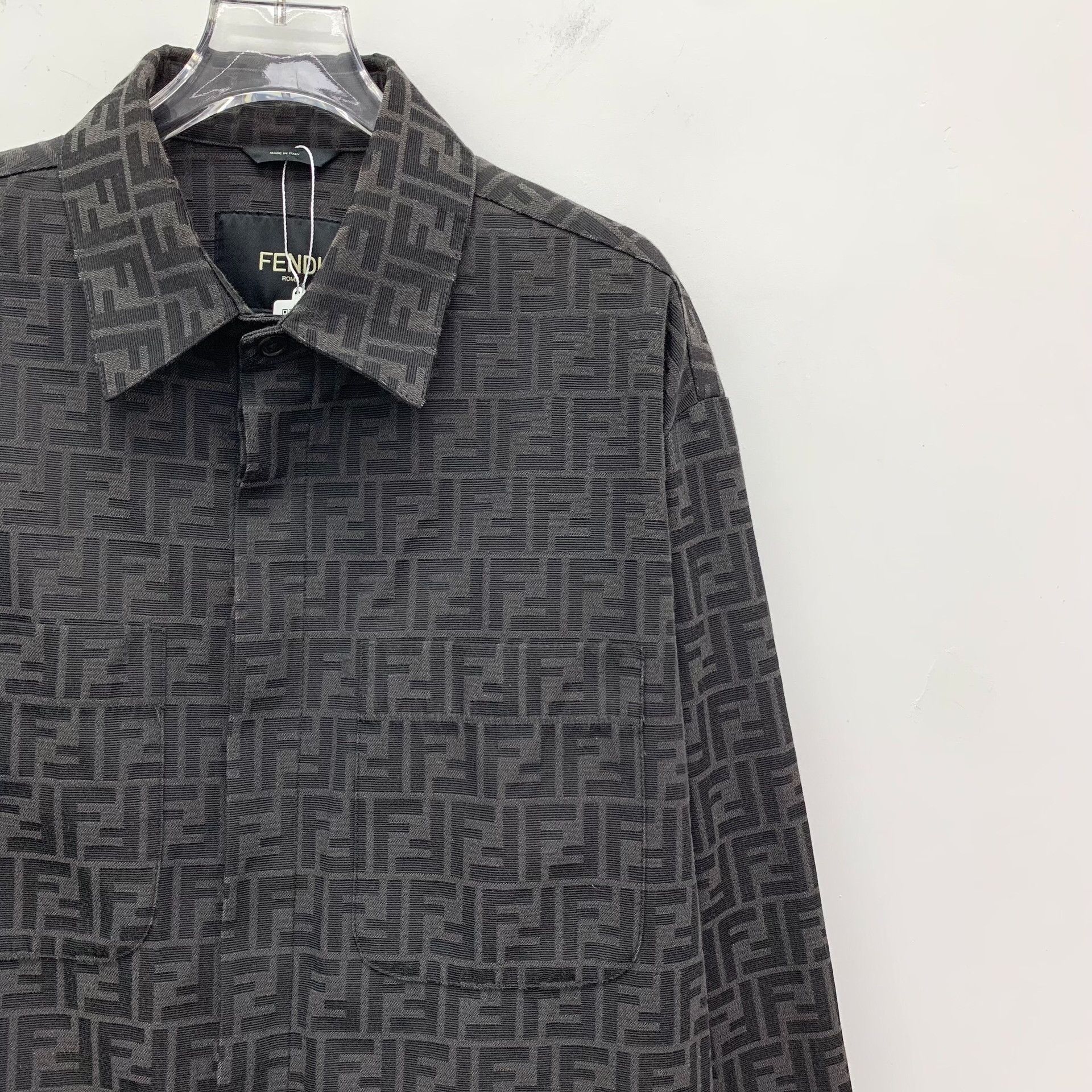 Fendi Fendi FF Monogram Button Up Shirt Size 54 Size US L / EU 52-54 / 3 - 3 Thumbnail