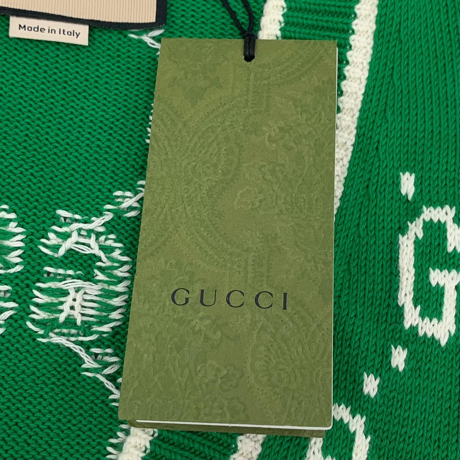 Gucci Gucci GG Jacquard Cotton Cardigan M Size US M / EU 48-50 / 2 - 6 Thumbnail