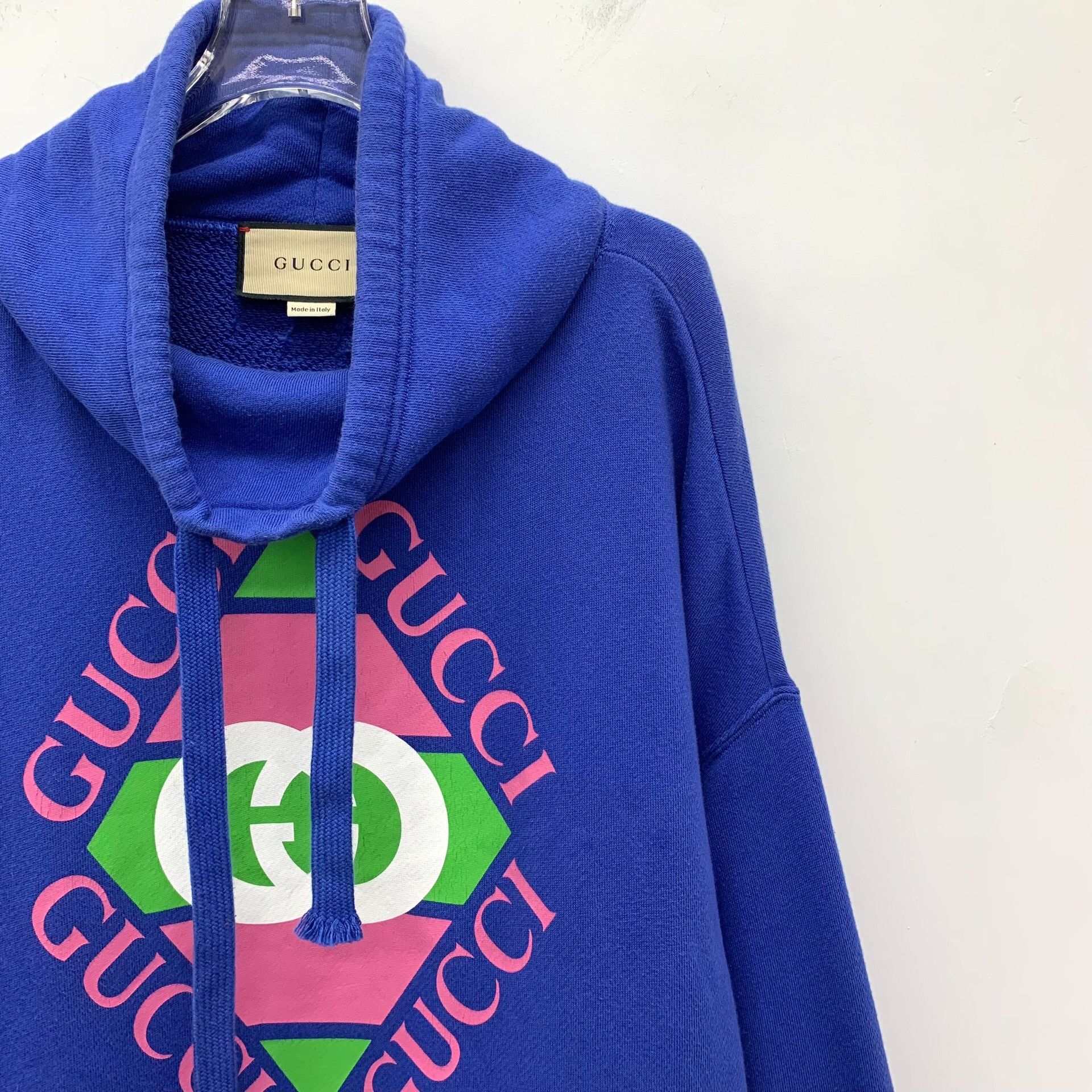 Gucci Gucci Logo Print Cotton Hoodie XXS Size US XXS / EU 40 - 3 Thumbnail