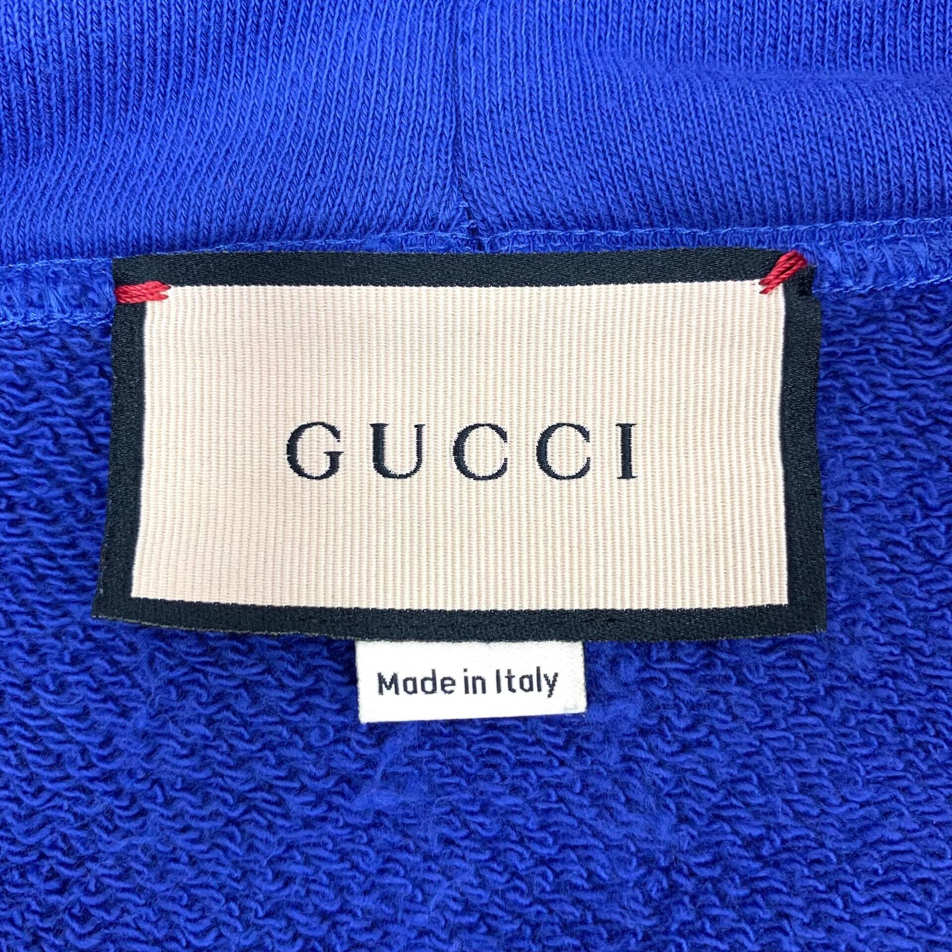 Gucci Gucci Logo Print Cotton Hoodie XXS Size US XXS / EU 40 - 5 Thumbnail