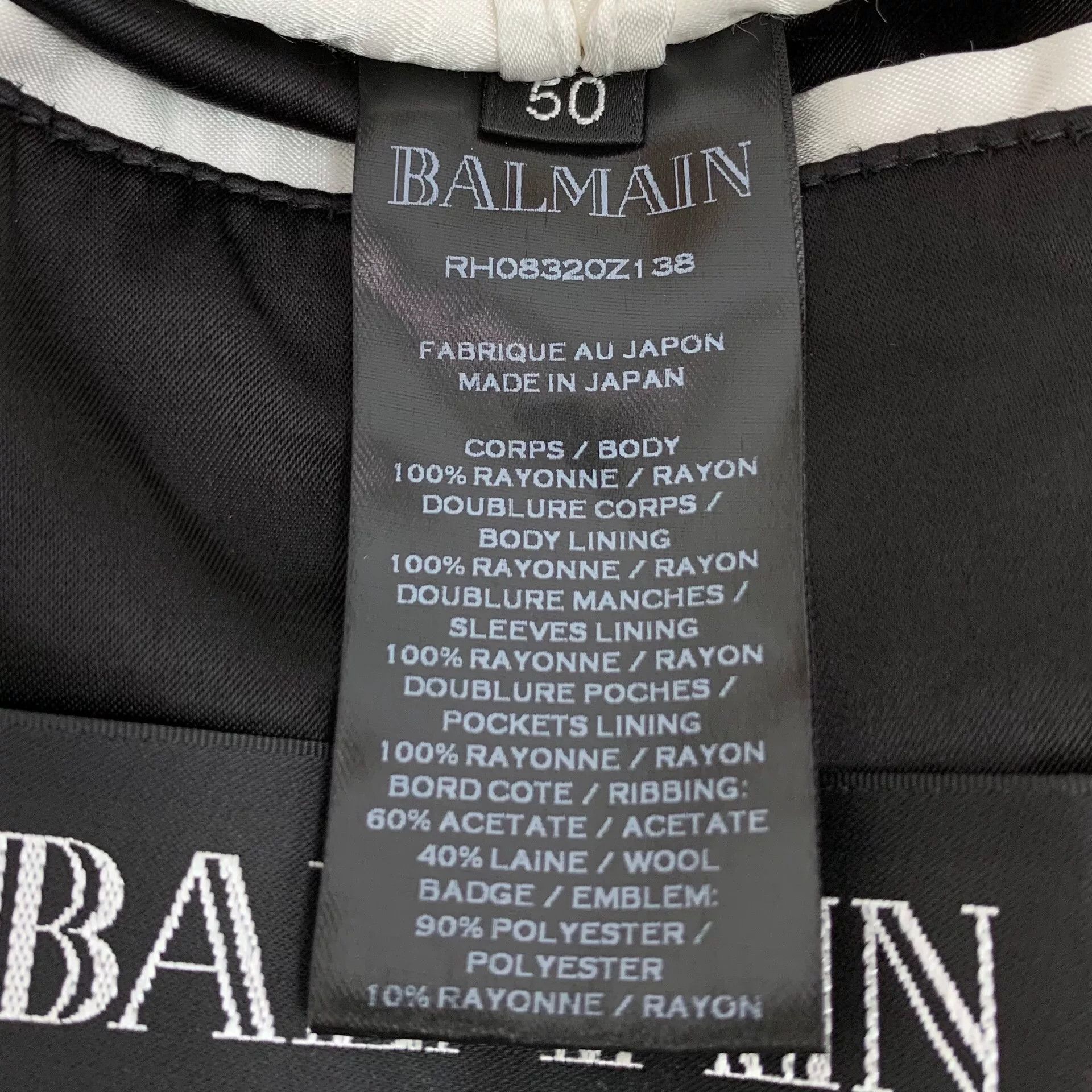Balmain Balmain Embroidered Souvenir Bomber Jacket 50 Size US M / EU 48-50 / 2 - 6 Thumbnail