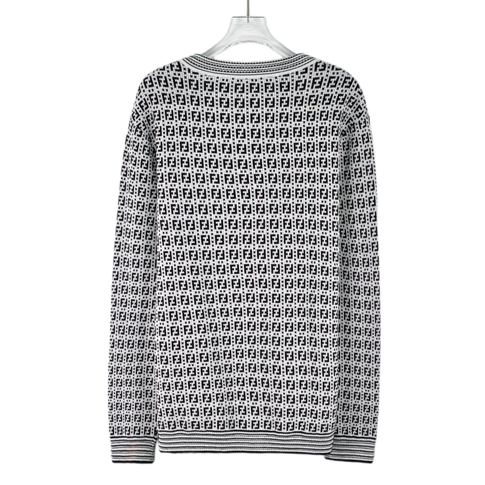 Fendi Fendi FF Monogram Interlace Knit Sweater 48 Size US M / EU 48-50 / 2 - 2 Thumbnail