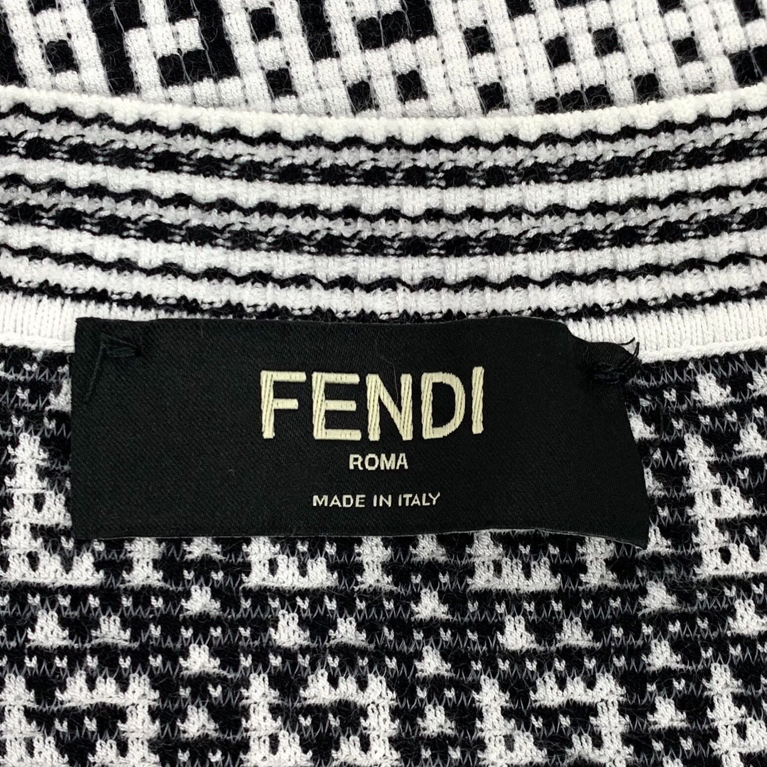 Fendi Fendi FF Monogram Interlace Knit Sweater 48 Size US M / EU 48-50 / 2 - 5 Thumbnail