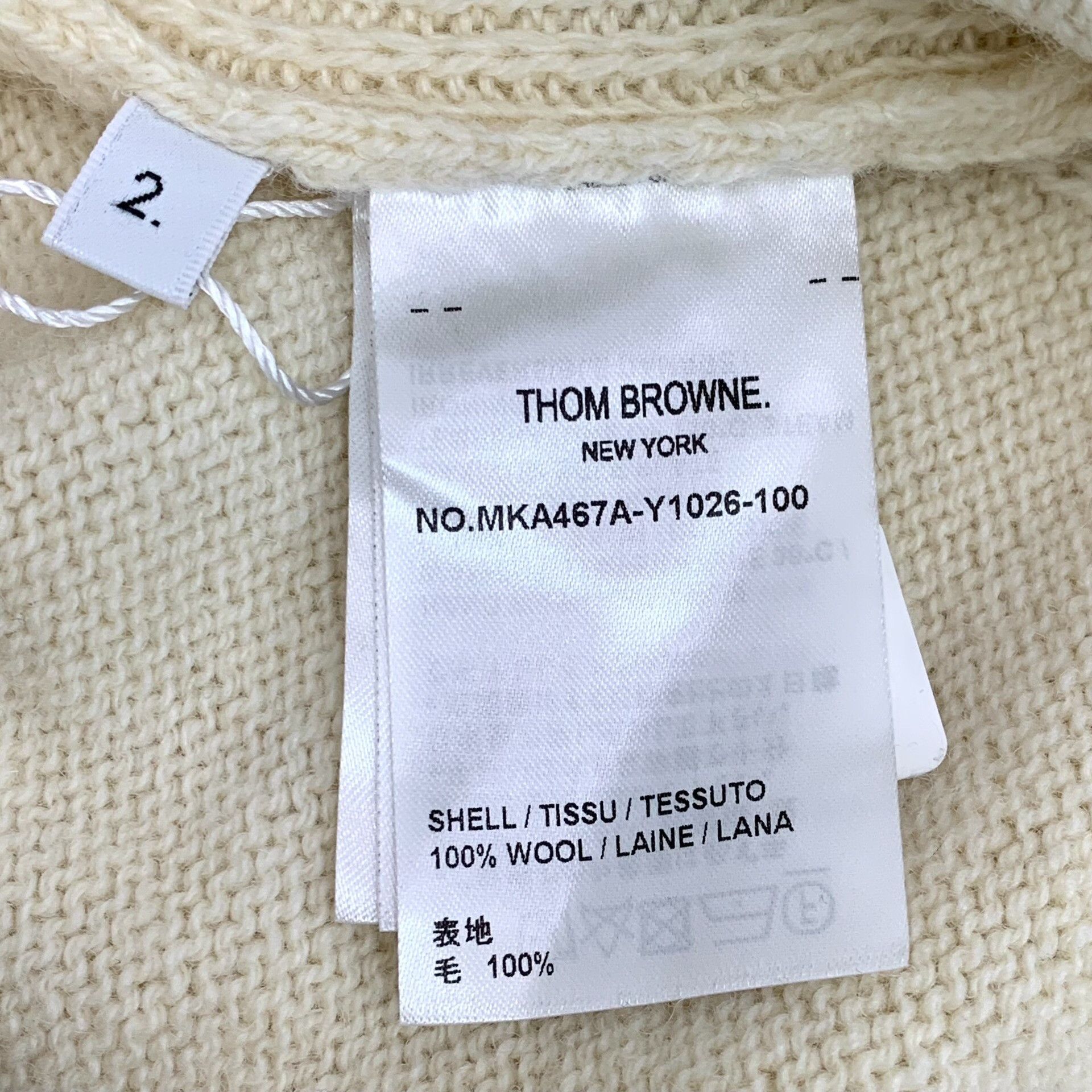 Thom Browne Thom Browne 4-Bar Wool Crewneck Sweater Size 2 Size US M / EU 48-50 / 2 - 7 Thumbnail