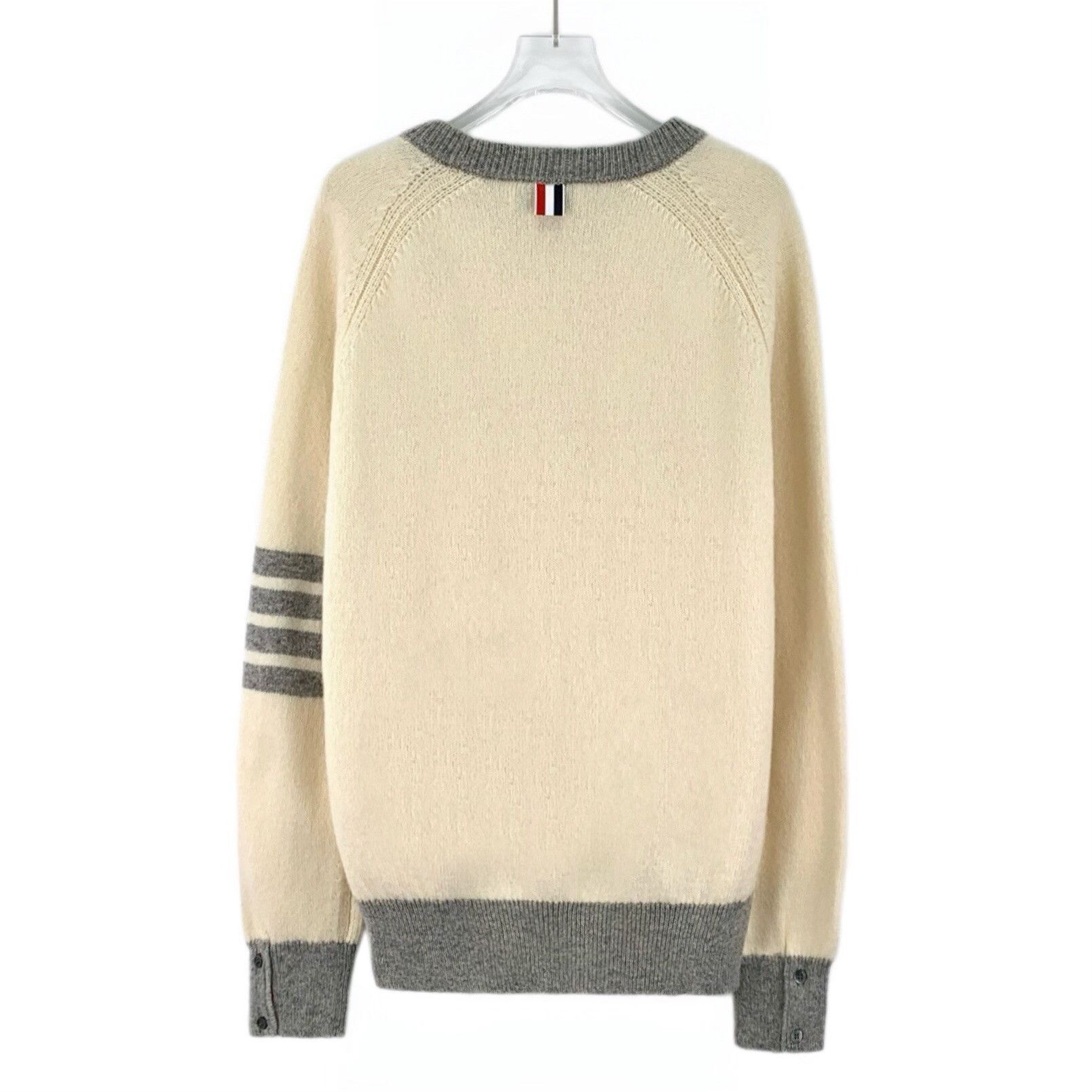 Thom Browne Thom Browne 4-Bar Wool Crewneck Sweater Size 2 Size US M / EU 48-50 / 2 - 2 Thumbnail