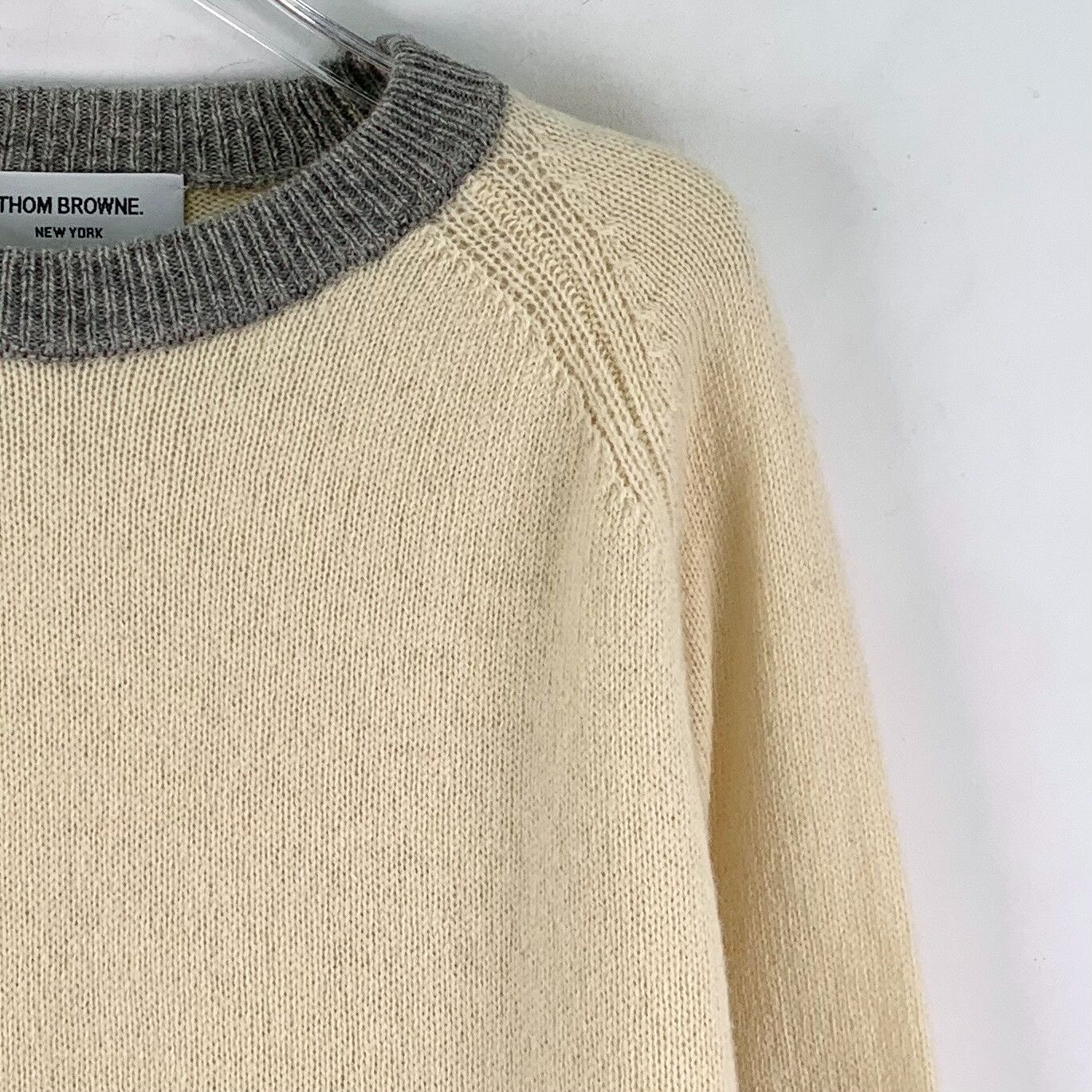 Thom Browne Thom Browne 4-Bar Wool Crewneck Sweater Size 2 Size US M / EU 48-50 / 2 - 3 Thumbnail