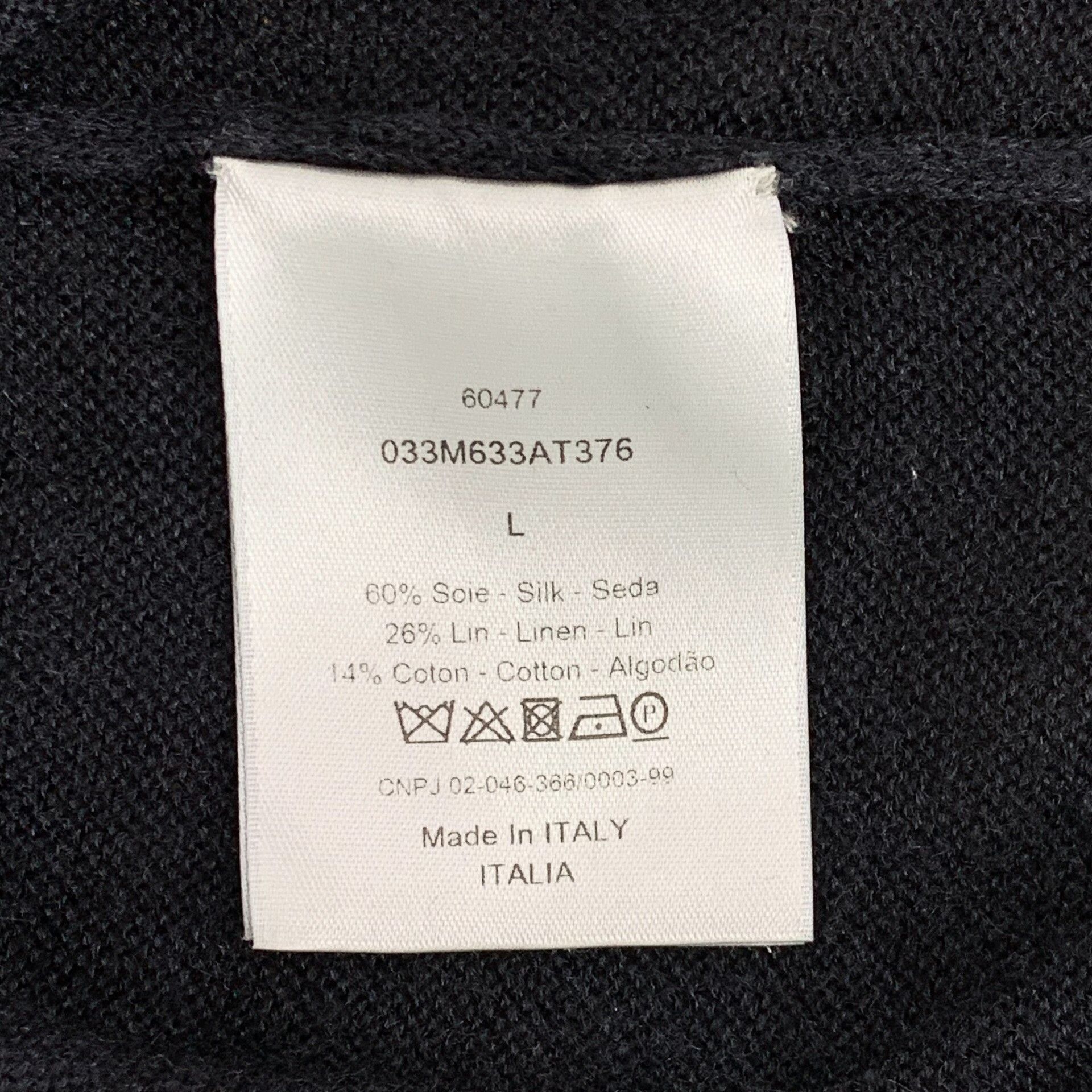 Dior Dior Silk Blend Shock The World Knit Tee L Size US L / EU 52-54 / 3 - 8 Thumbnail