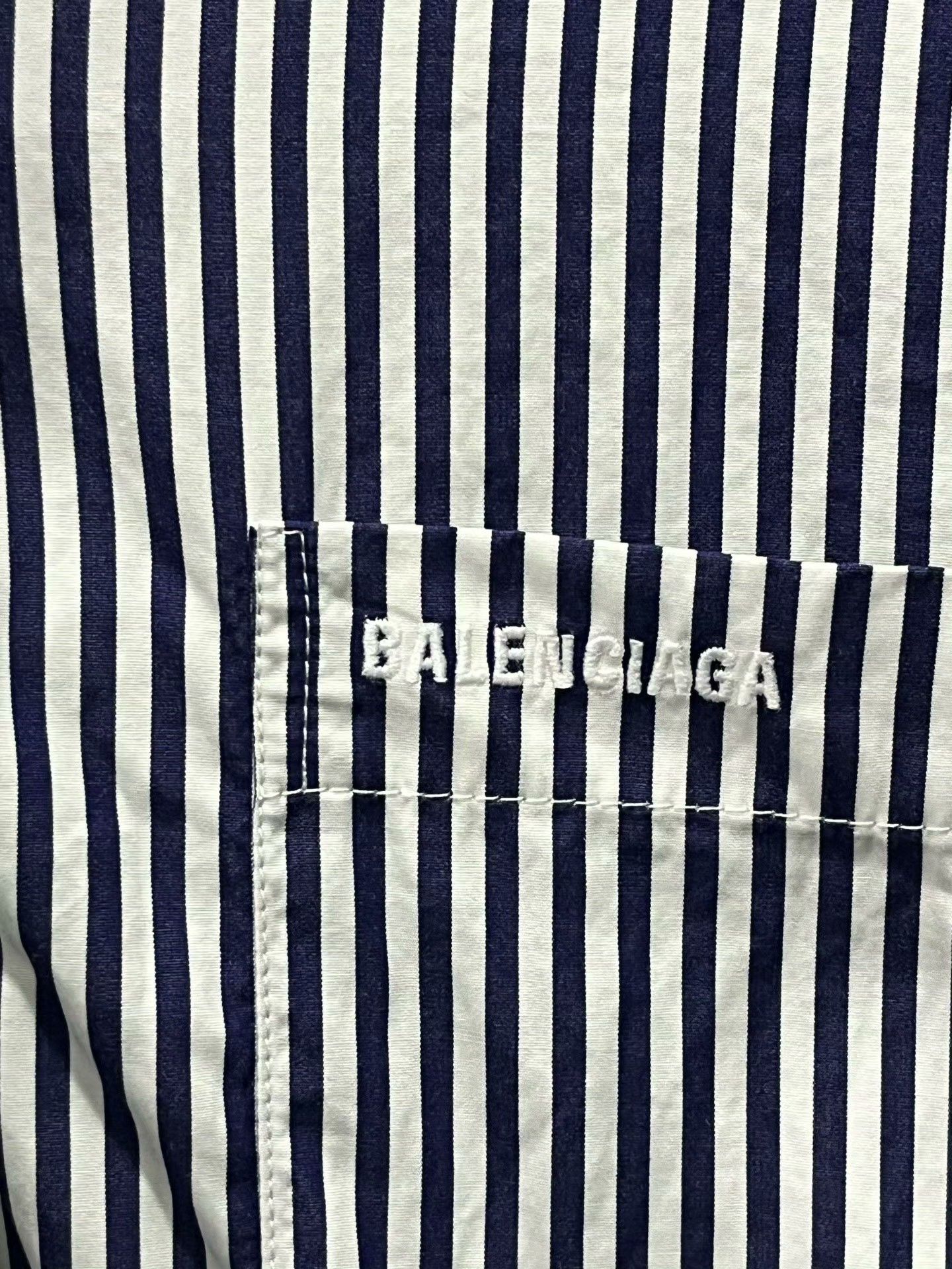 Balenciaga Balenciaga Striped Button Up Shirt US XXS Size US XXS / EU 40 - 9 Thumbnail