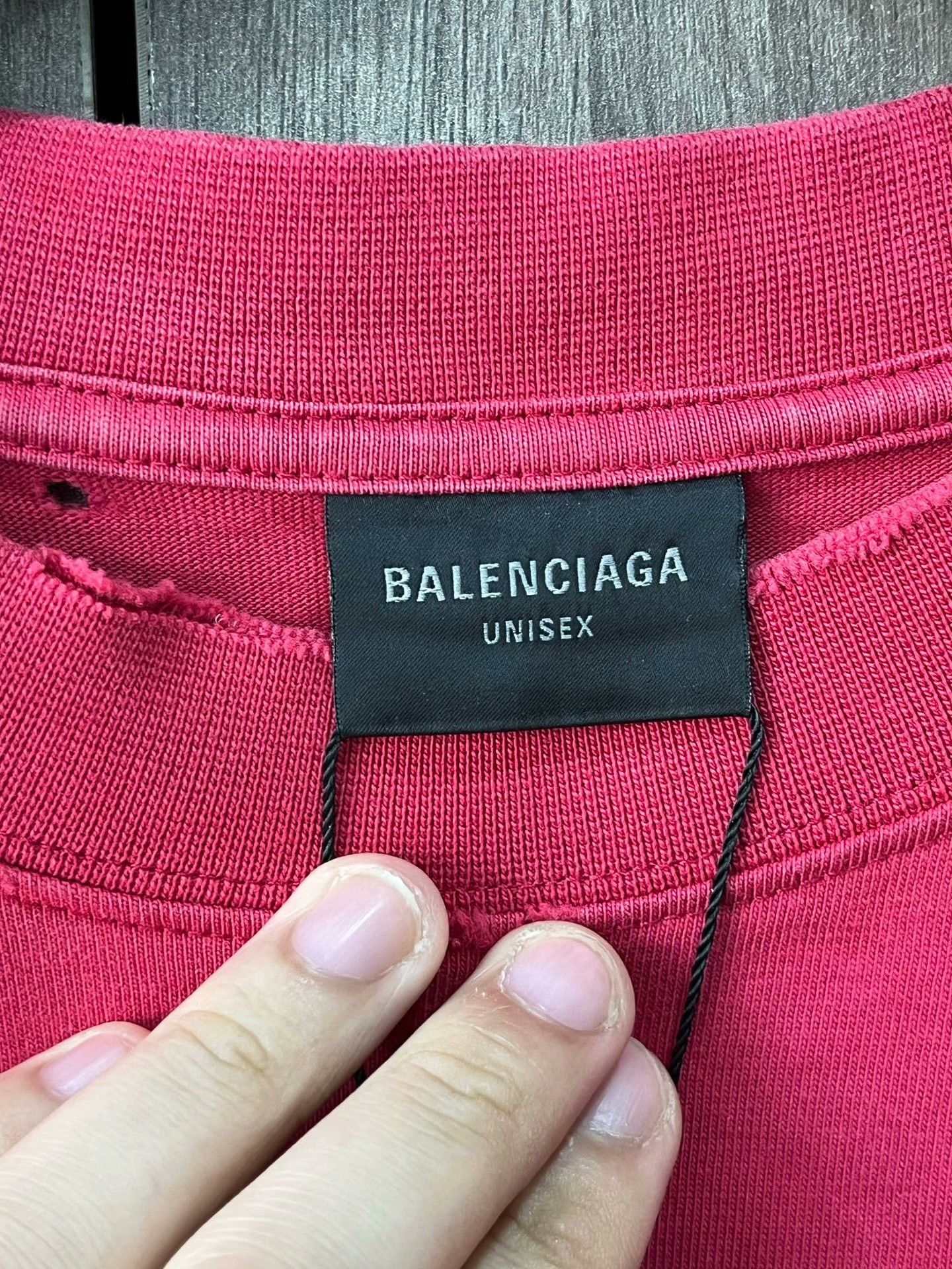 Balenciaga Balenciaga Ink-Jet Logo Distressed T-Shirt M Size US M / EU 48-50 / 2 - 5 Thumbnail