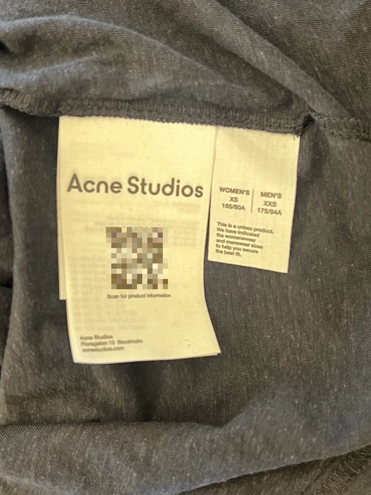 Acne Studios Acne Studios 1996 Logo Long Sleeve T-Shirt XXS Size US XXS / EU 40 - 4 Thumbnail