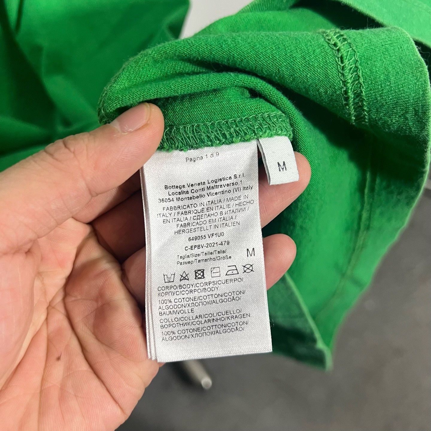 Bottega Veneta Bottega Veneta Green T-Shirt m Men Size US M / EU 48-50 / 2 - 4 Thumbnail