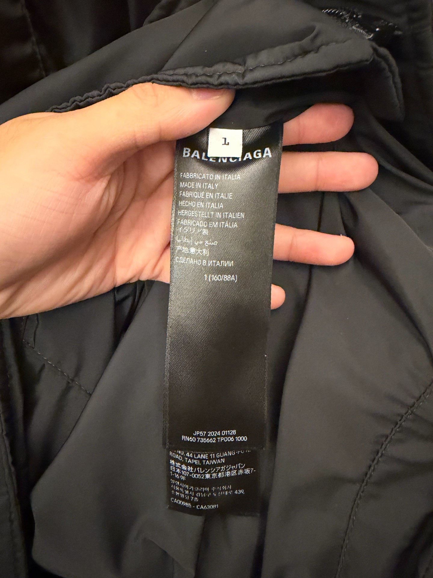 Balenciaga Balenciaga Black Padded Hooded Shirt Jacket Size 1 Size US S / EU 44-46 / 1 - 5 Thumbnail