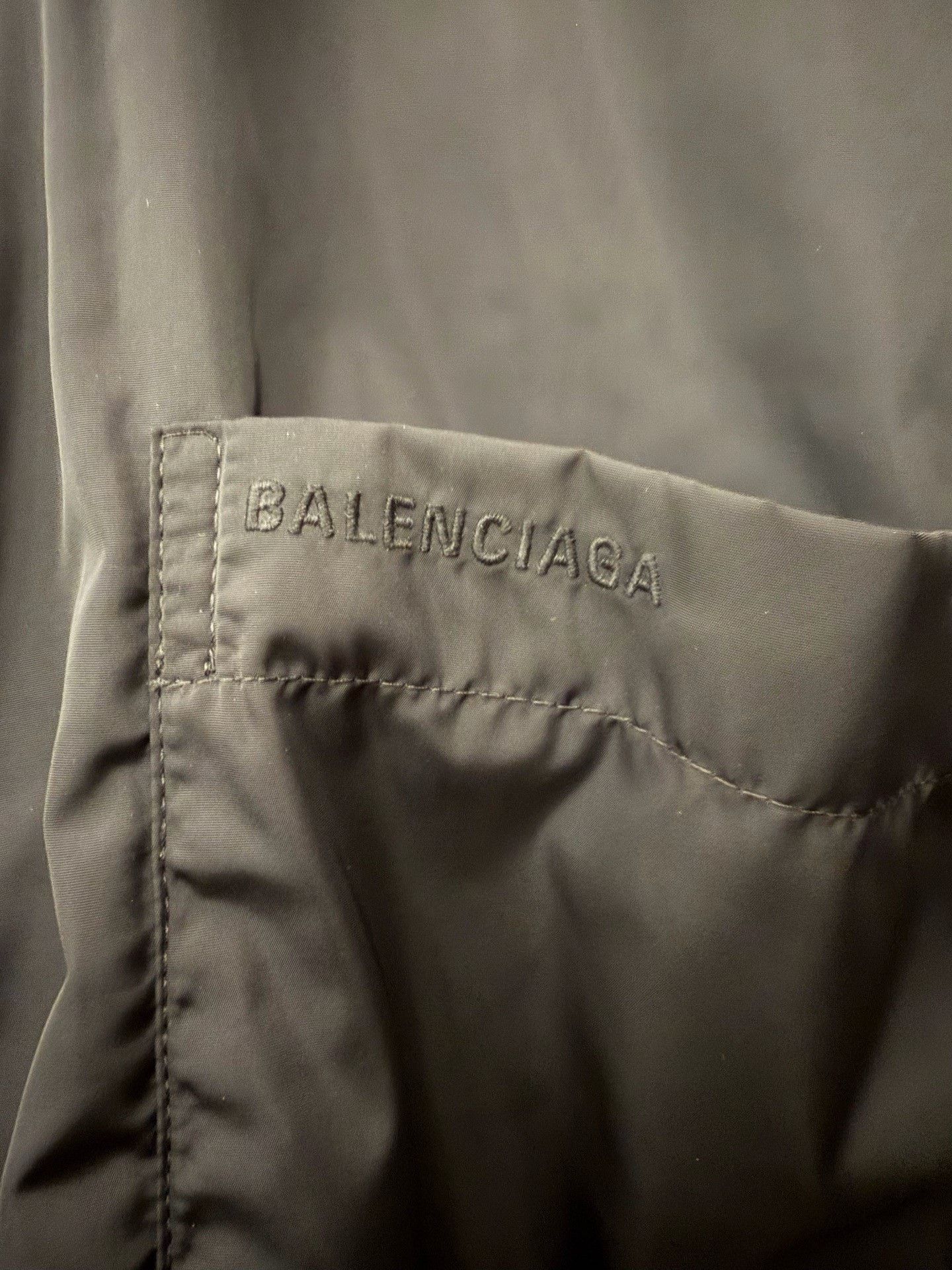 Balenciaga Balenciaga Black Padded Hooded Shirt Jacket Size 1 Size US S / EU 44-46 / 1 - 2 Thumbnail