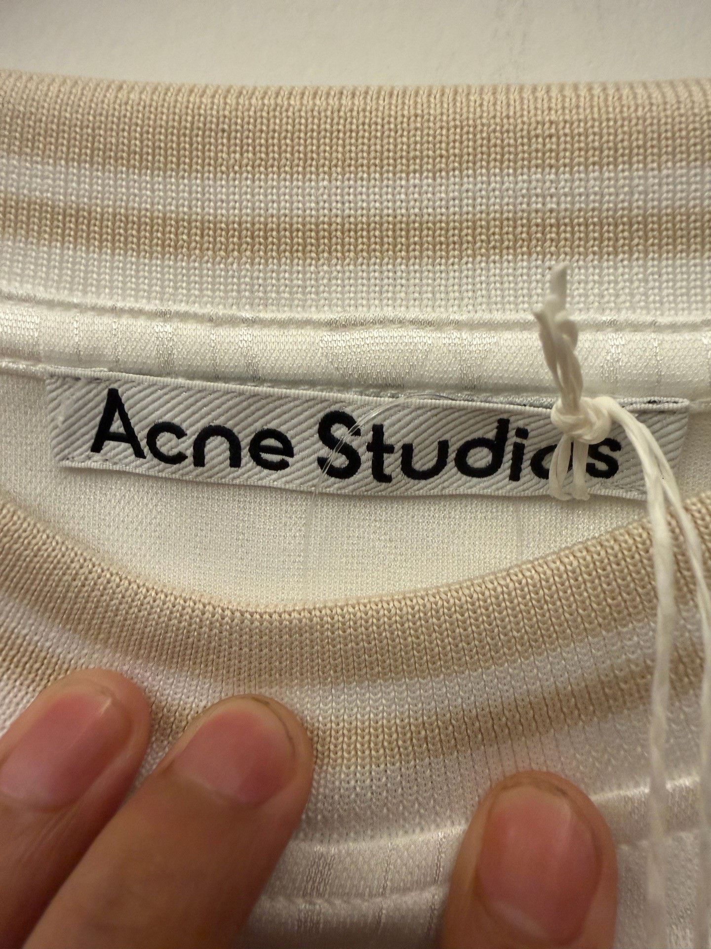 Acne Studios Acne Studios Logo Print Jersey Long Sleeve Size L Size US L / EU 52-54 / 3 - 2 Thumbnail