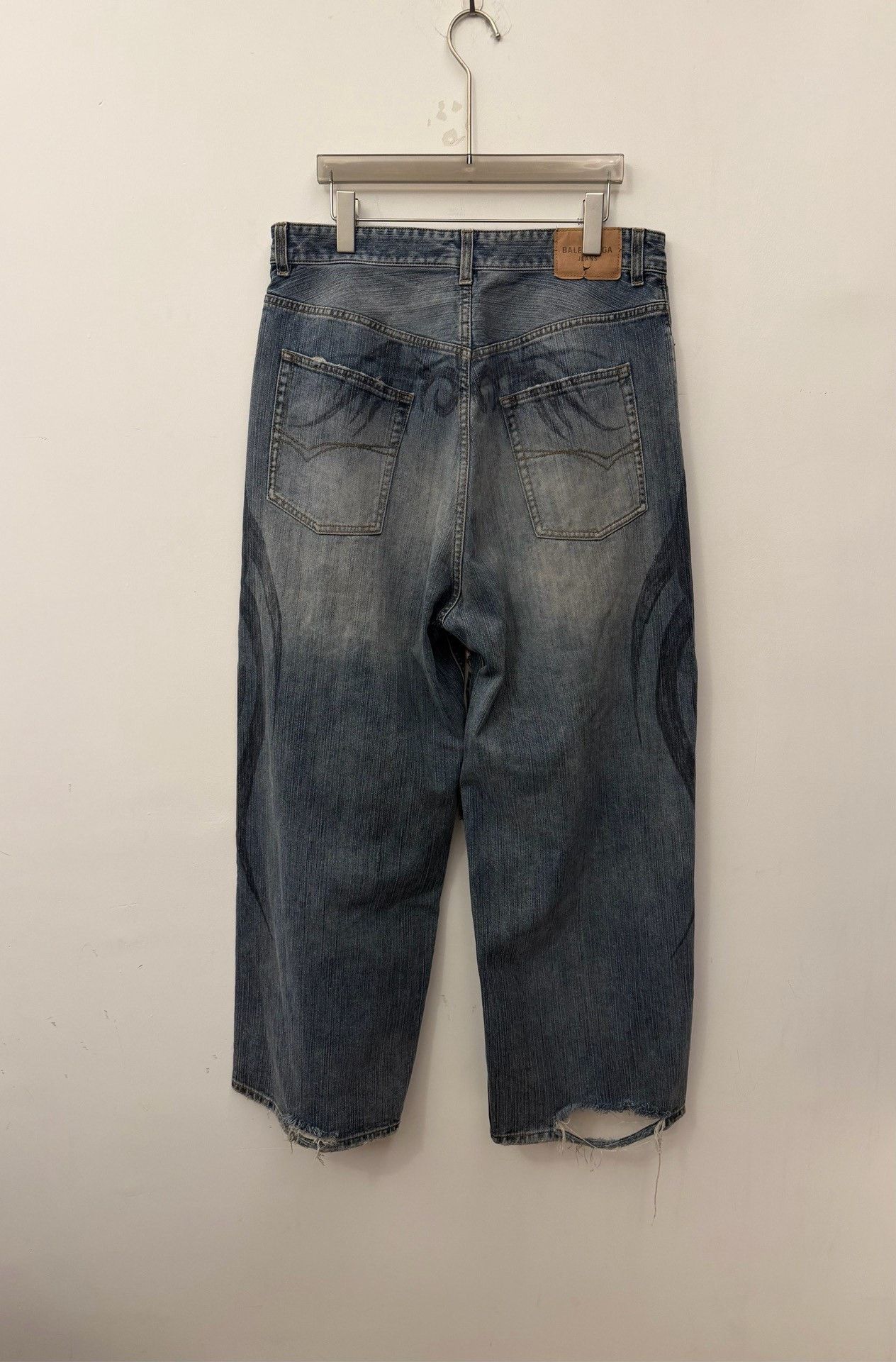 Balenciaga Balenciaga Dragon Totem Drawstring Denim S Size US 30 / EU 46 - 3 Thumbnail
