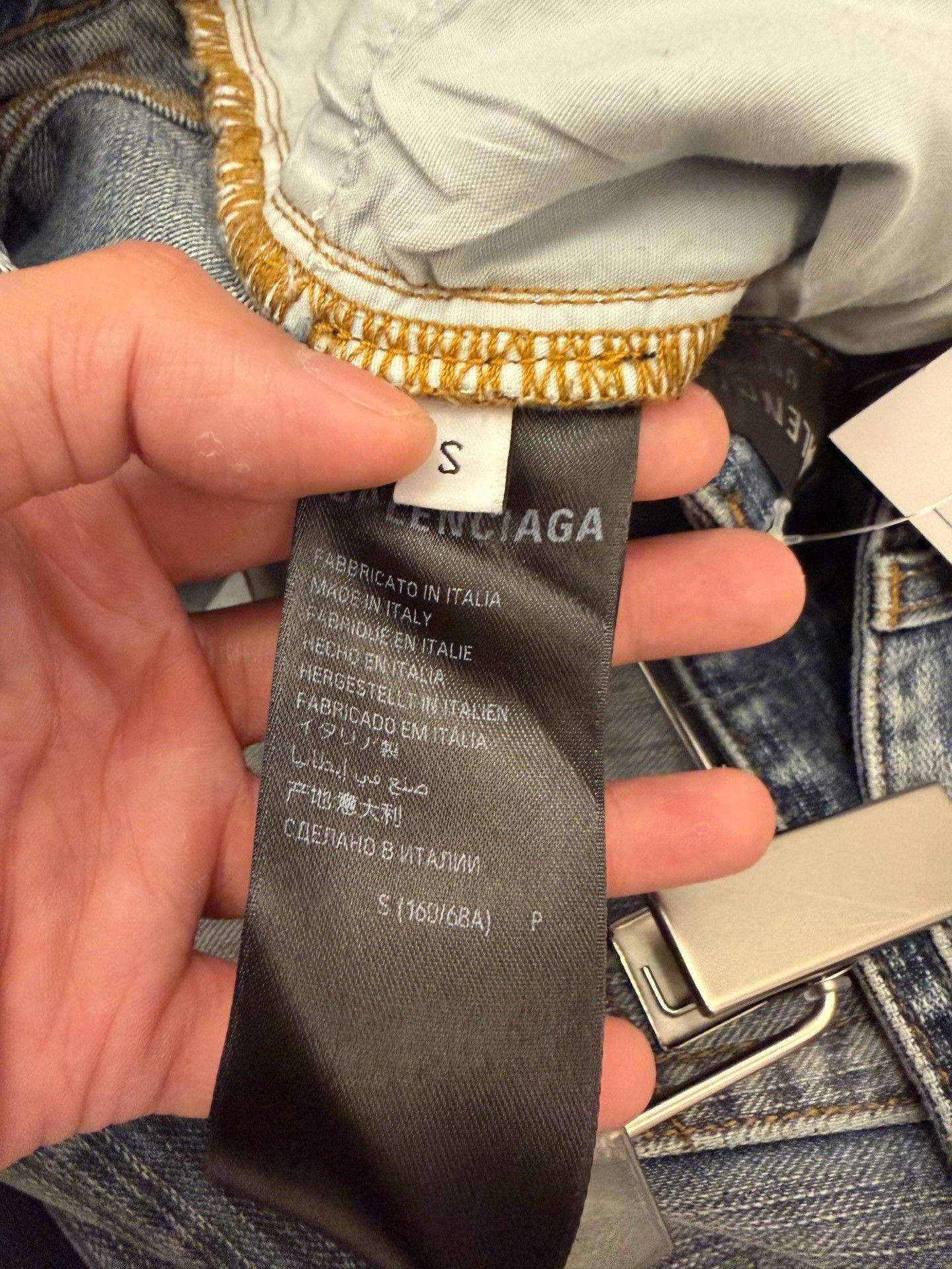 Balenciaga Balenciaga Dragon Totem Drawstring Denim S Size US 30 / EU 46 - 6 Thumbnail