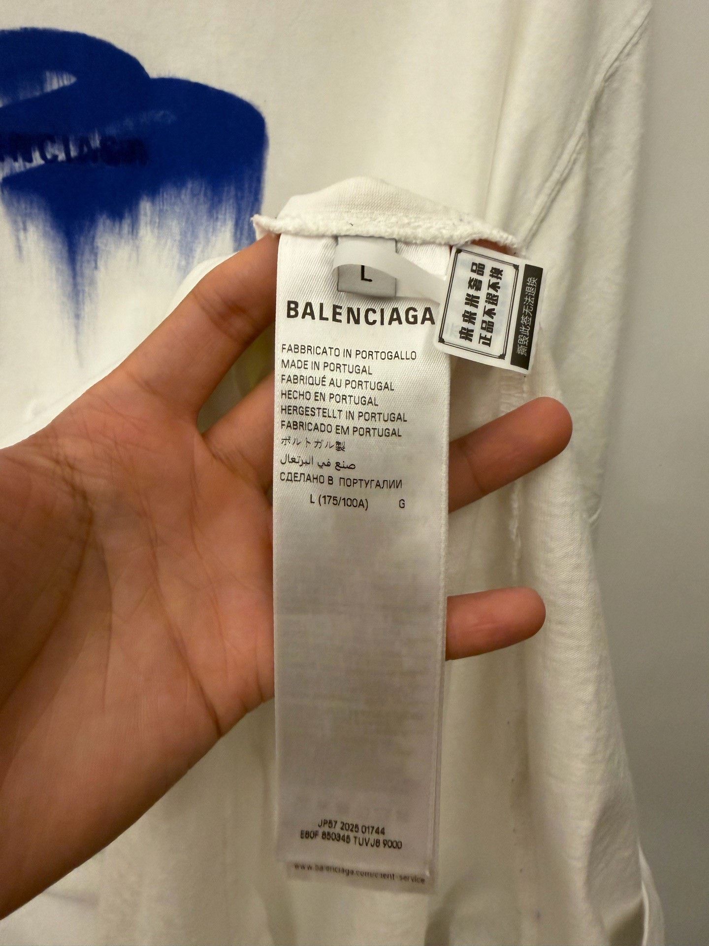 Balenciaga Balenciaga Graphic Print T-Shirt Size L Size US L / EU 52-54 / 3 - 4 Thumbnail