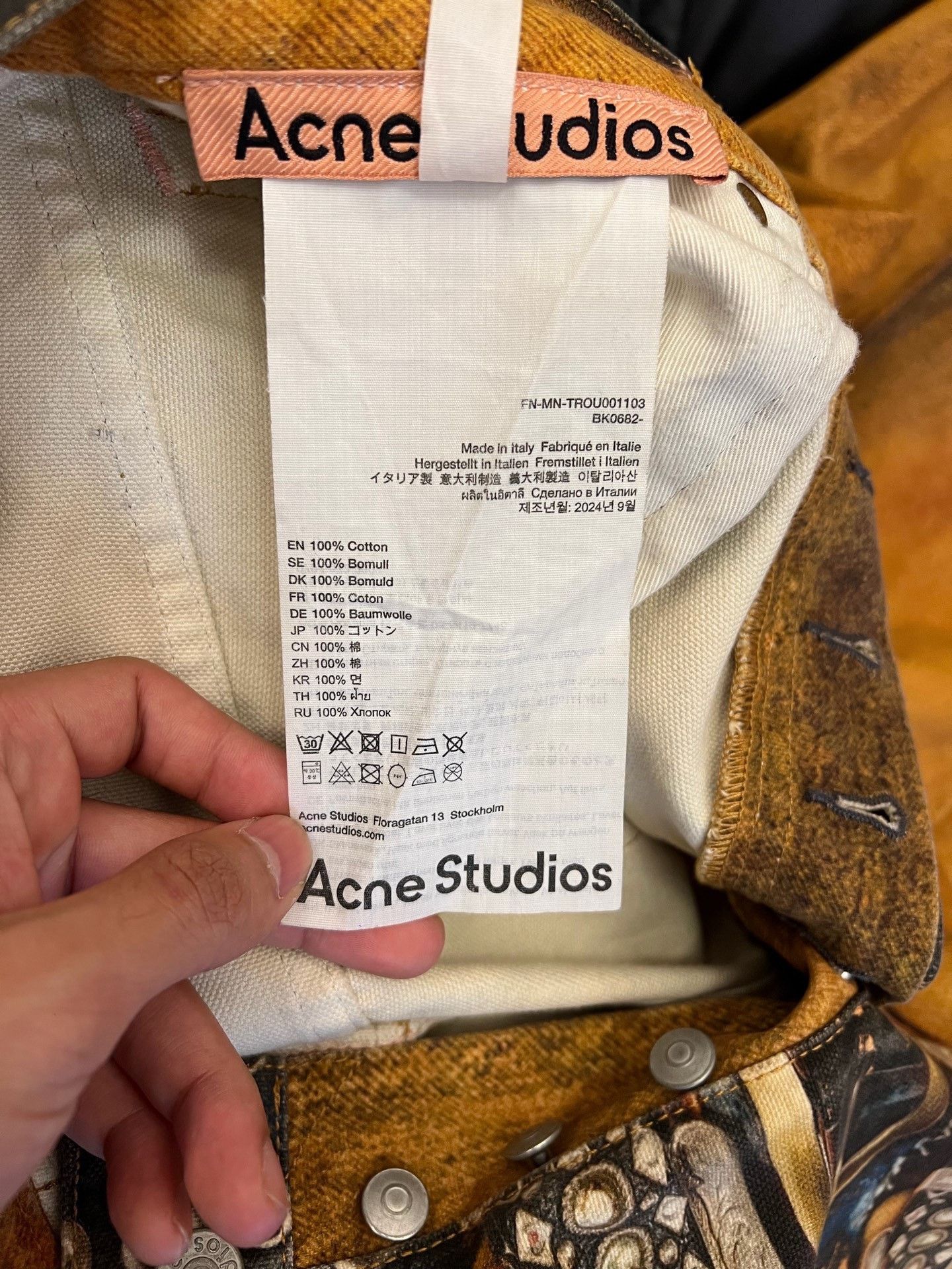 Acne Studios Acne Studios 3D Trompe L'oeil 2006M Jeans 30 Size US 30 / EU 46 - 4 Thumbnail
