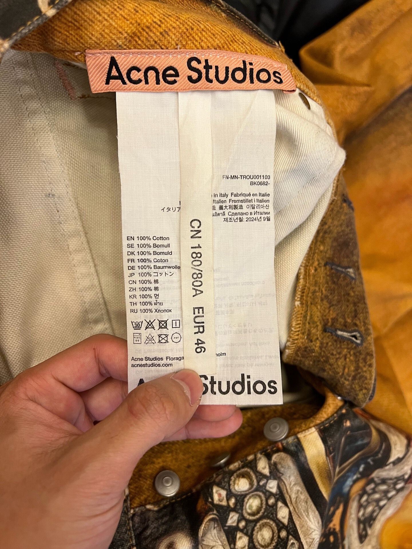 Acne Studios Acne Studios 3D Trompe L'oeil 2006M Jeans 30 Size US 30 / EU 46 - 3 Thumbnail