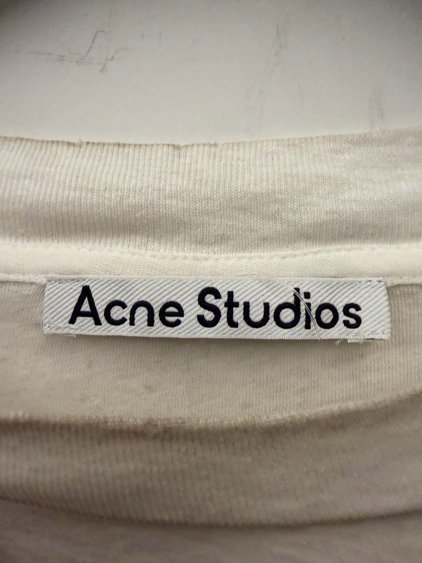 Acne Studios Acne Studios Logo Print Long Sleeve T-Shirt Size S Size US S / EU 44-46 / 1 - 2 Thumbnail