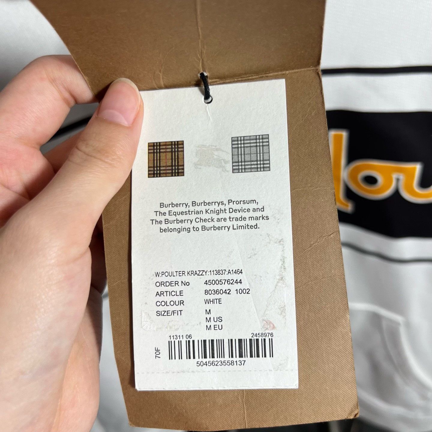 Burberry Burberry Retro Hoodie m Men Size US M / EU 48-50 / 2 - 5 Thumbnail