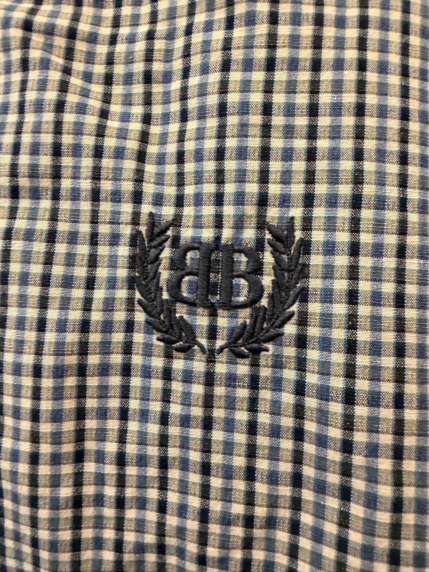 Balenciaga Balenciaga Check Embroidered Laurel Jacket Size 2 Size US M / EU 48-50 / 2 - 2 Thumbnail