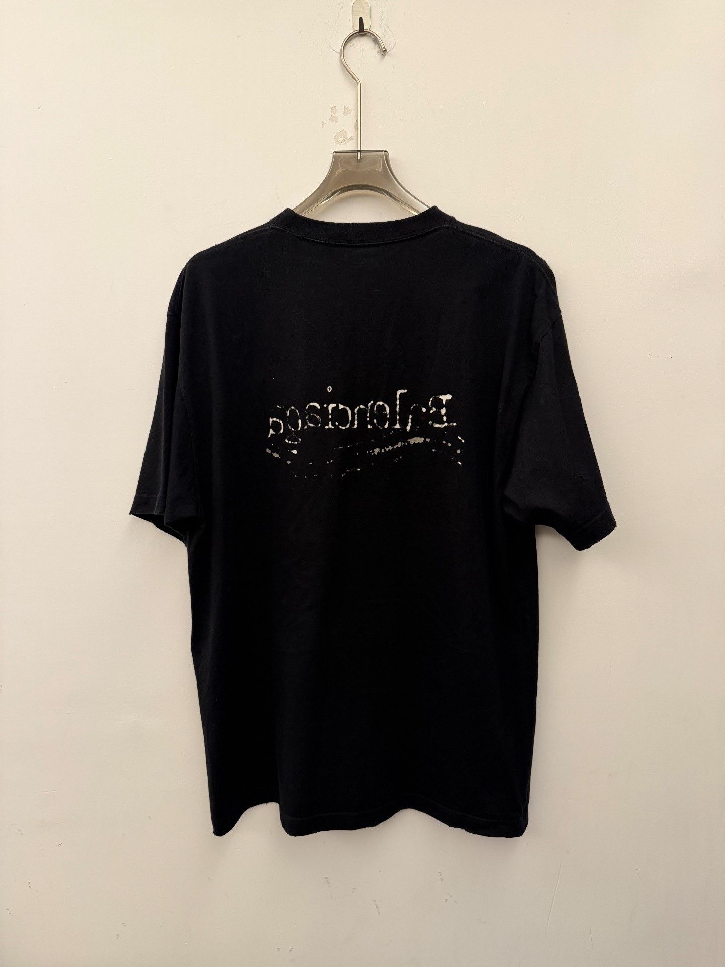 Balenciaga Balenciaga Wavy Logo T-Shirt Size S Size US S / EU 44-46 / 1 - 3 Thumbnail