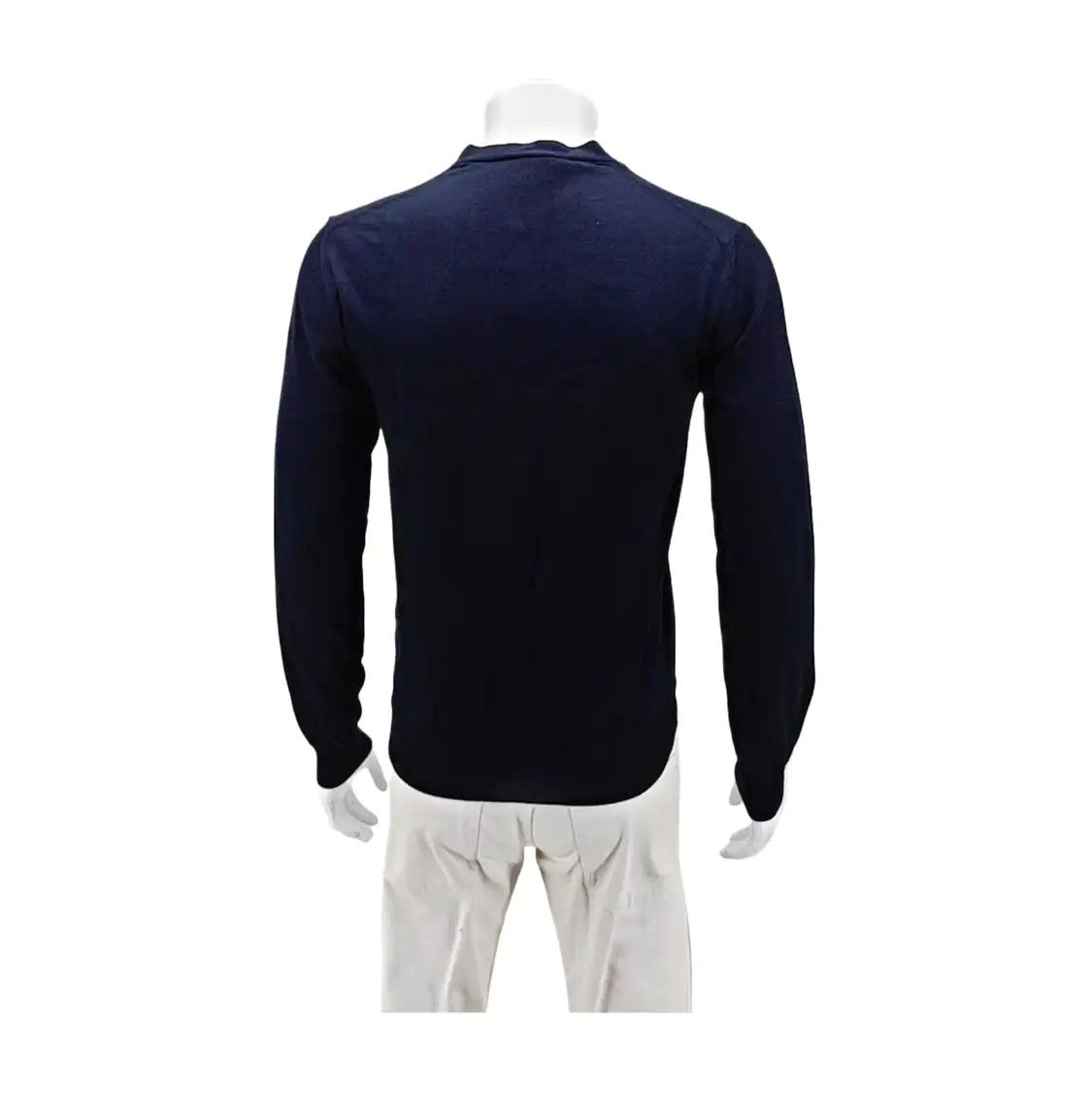 Prada Prada Navy Blue Wool Cardigan 46 Size US S / EU 44-46 / 1 - 2 Thumbnail