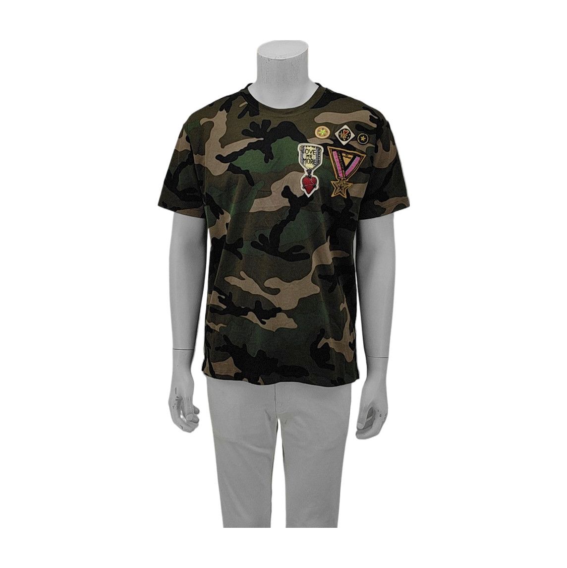 Valentino Valentino Camo Patch T-Shirt Size L Size US L / EU 52-54 / 3 - 5 Thumbnail