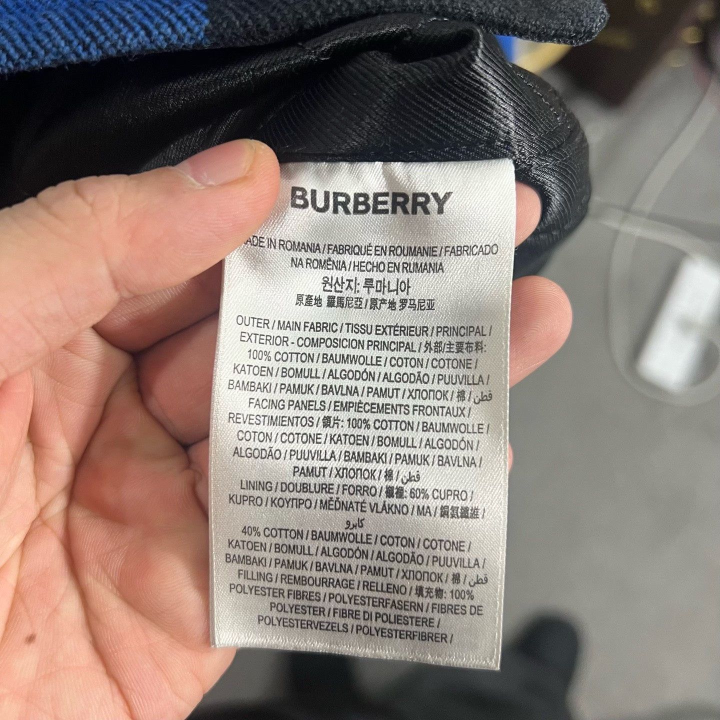 Burberry Burberry Plaid Cotton Heavy Coat l Men Size US L / EU 52-54 / 3 - 4 Thumbnail