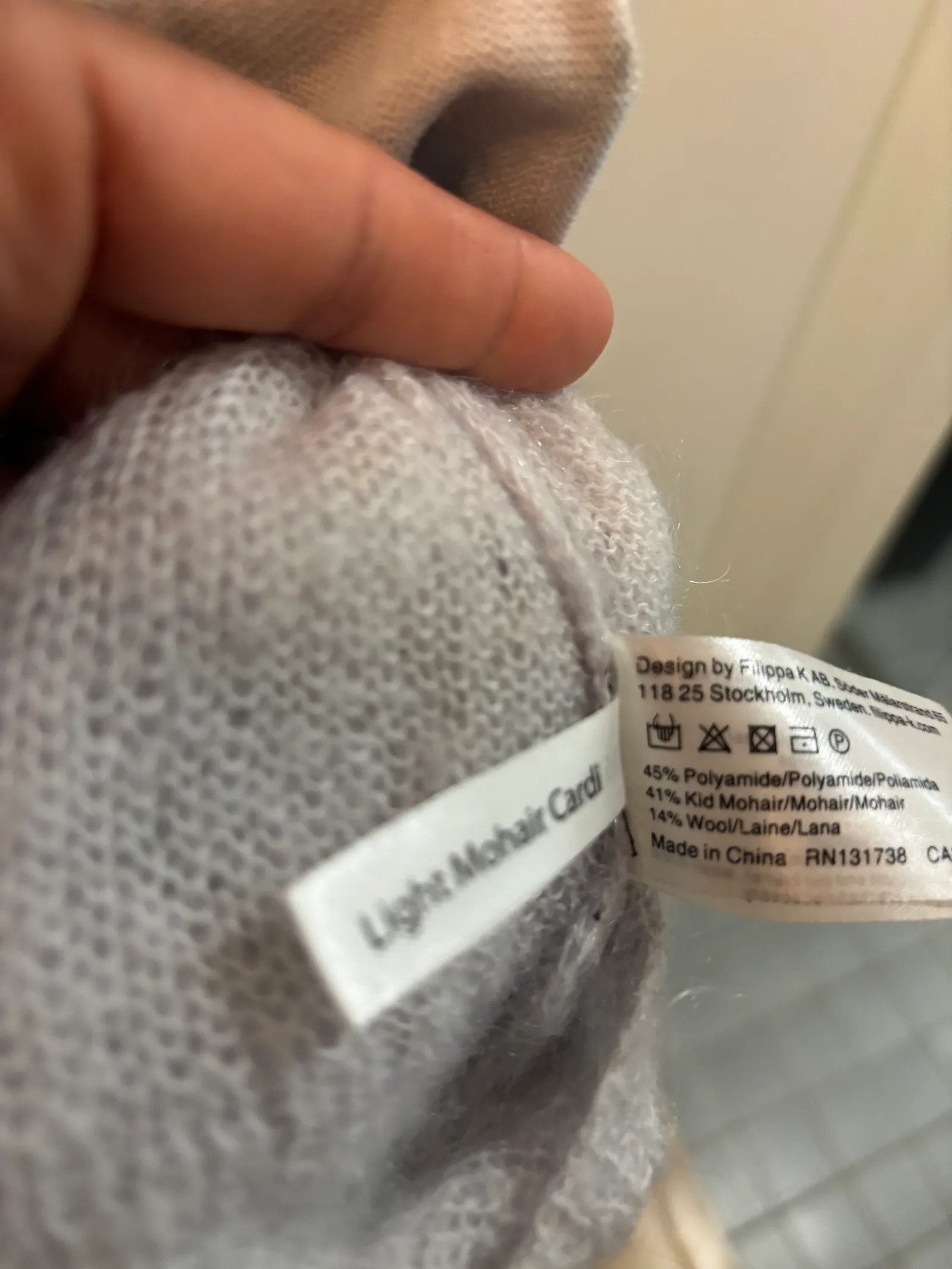 Filippa K Filippa K Light mohair cardigan Cardigan Size S / US 4 / IT 40 - 2 Thumbnail