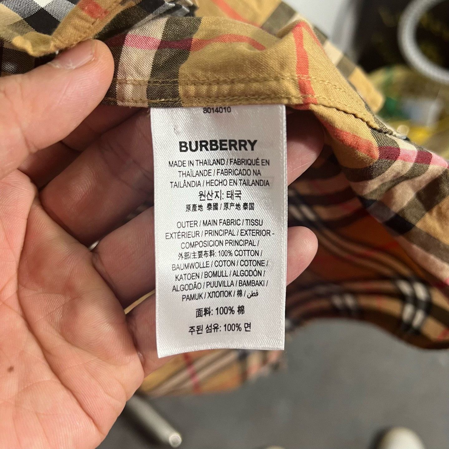 Burberry Burberry Plaid Shirt m Men Size US M / EU 48-50 / 2 - 4 Thumbnail