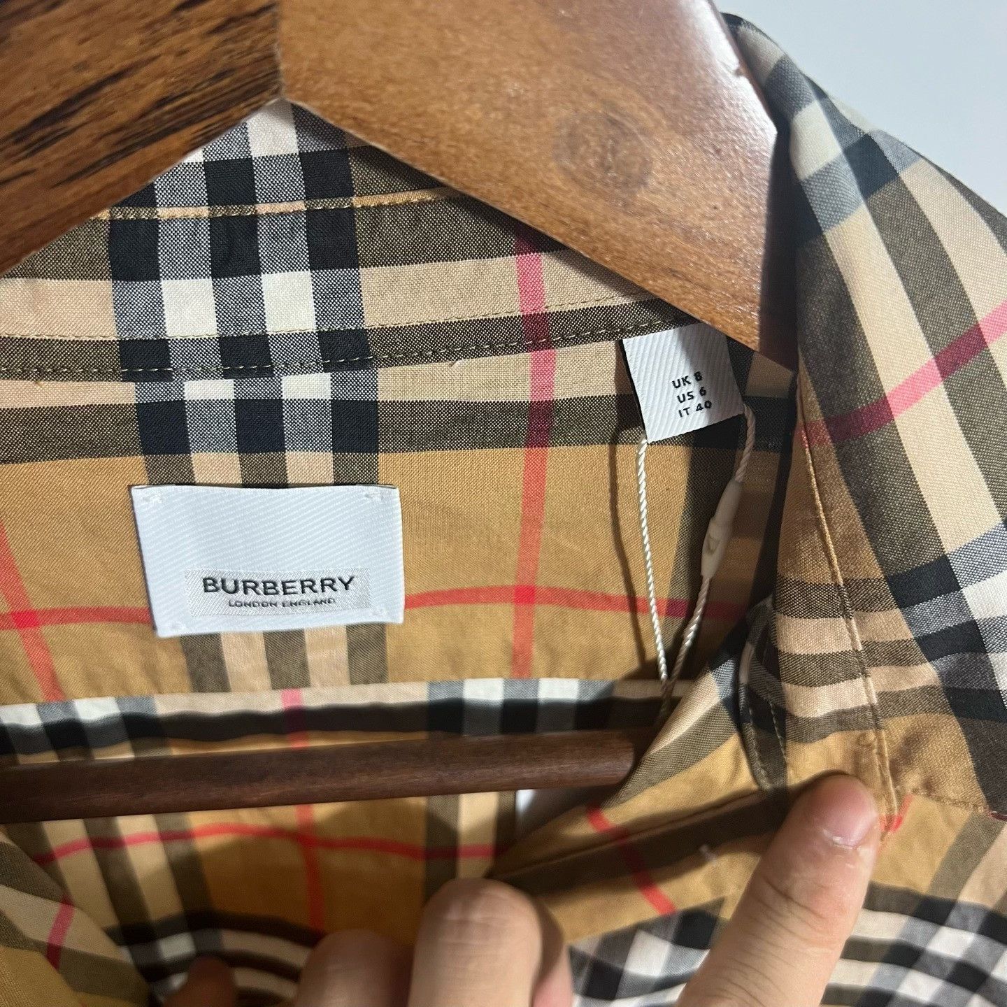 Burberry Burberry Plaid Shirt m Men Size US M / EU 48-50 / 2 - 3 Thumbnail