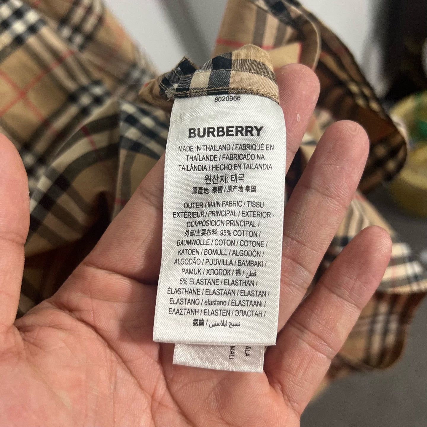 Burberry Burberry Plaid Shirt s Men Size US S / EU 44-46 / 1 - 4 Thumbnail