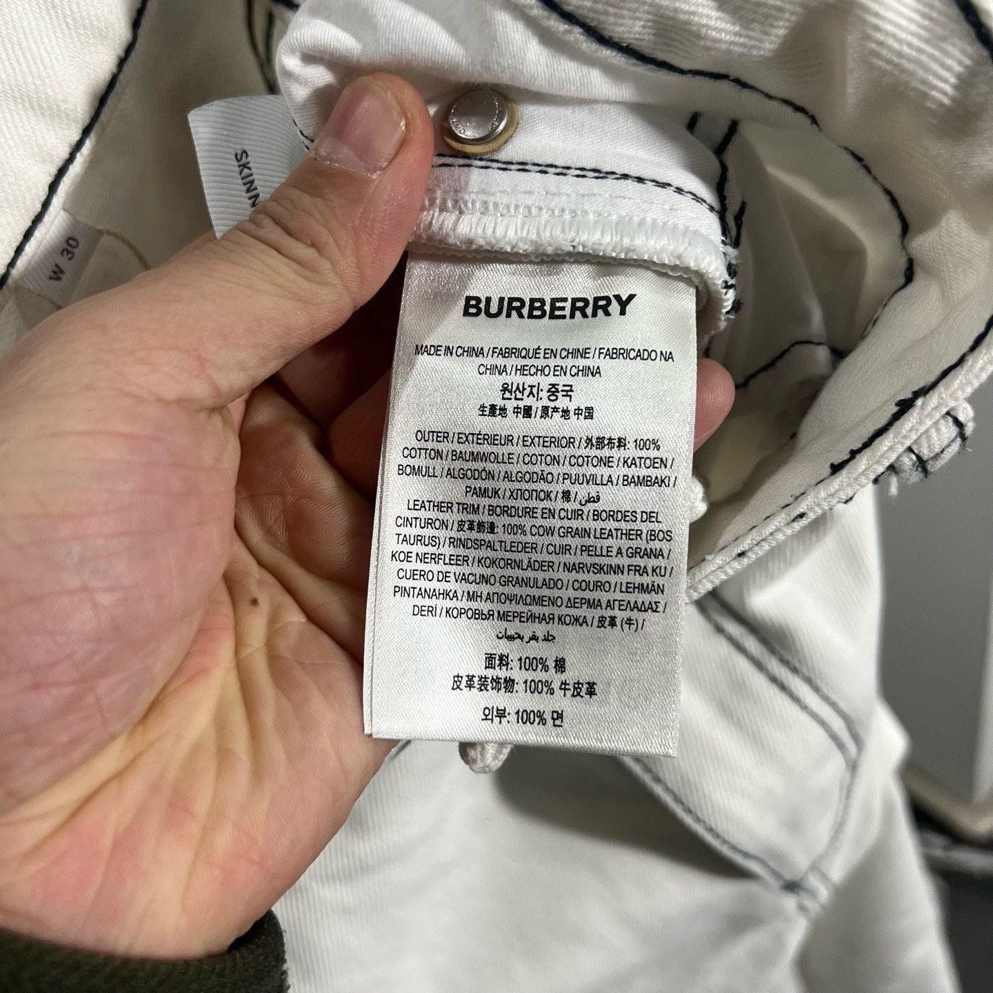 Burberry Burberry Denim Denim Jeans 34 Men Size US 34 / EU 50 - 4 Thumbnail