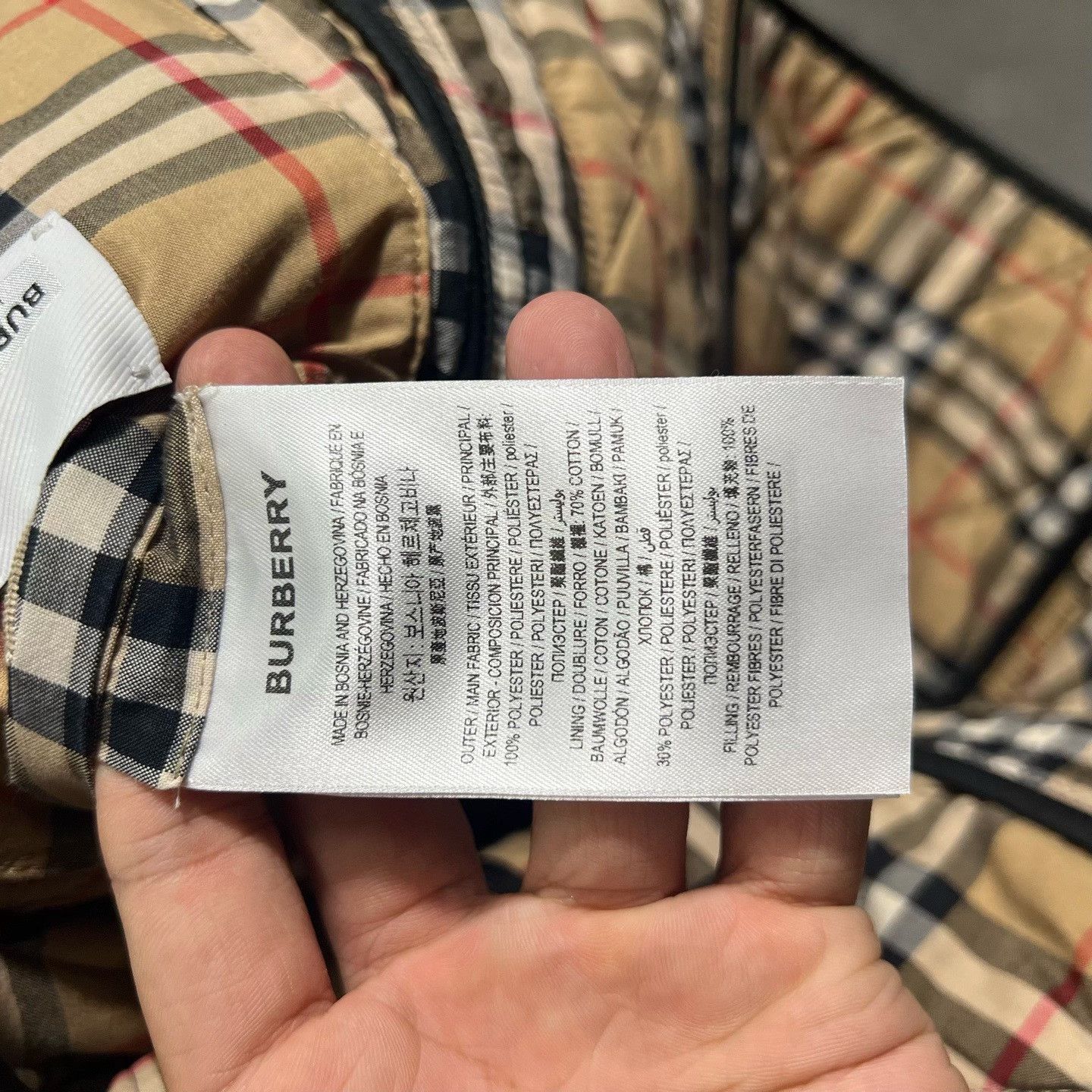 Burberry Burberry Cotton Down Jacket XS Women Size XS / US 0-2 / IT 36-38 - 4 Thumbnail