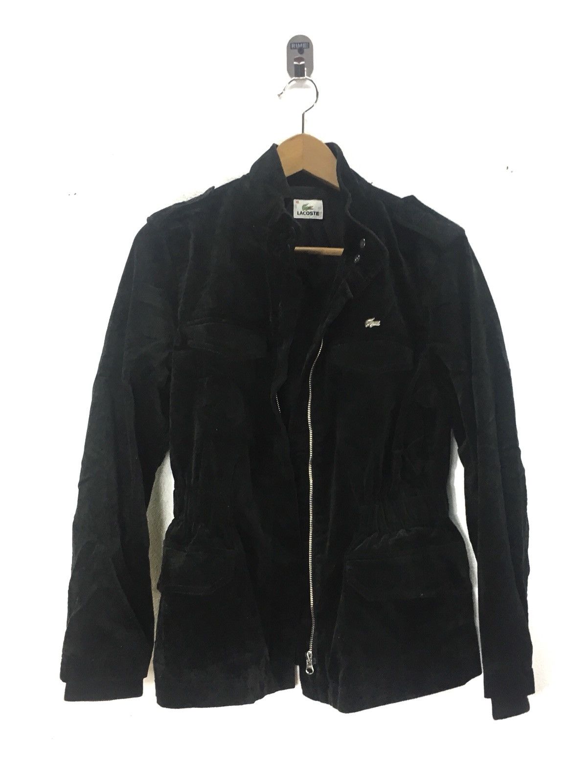 Lacoste Rare Lacoste Velvet Jacket Size S / US 4 / IT 40 - 1 Thumbnail