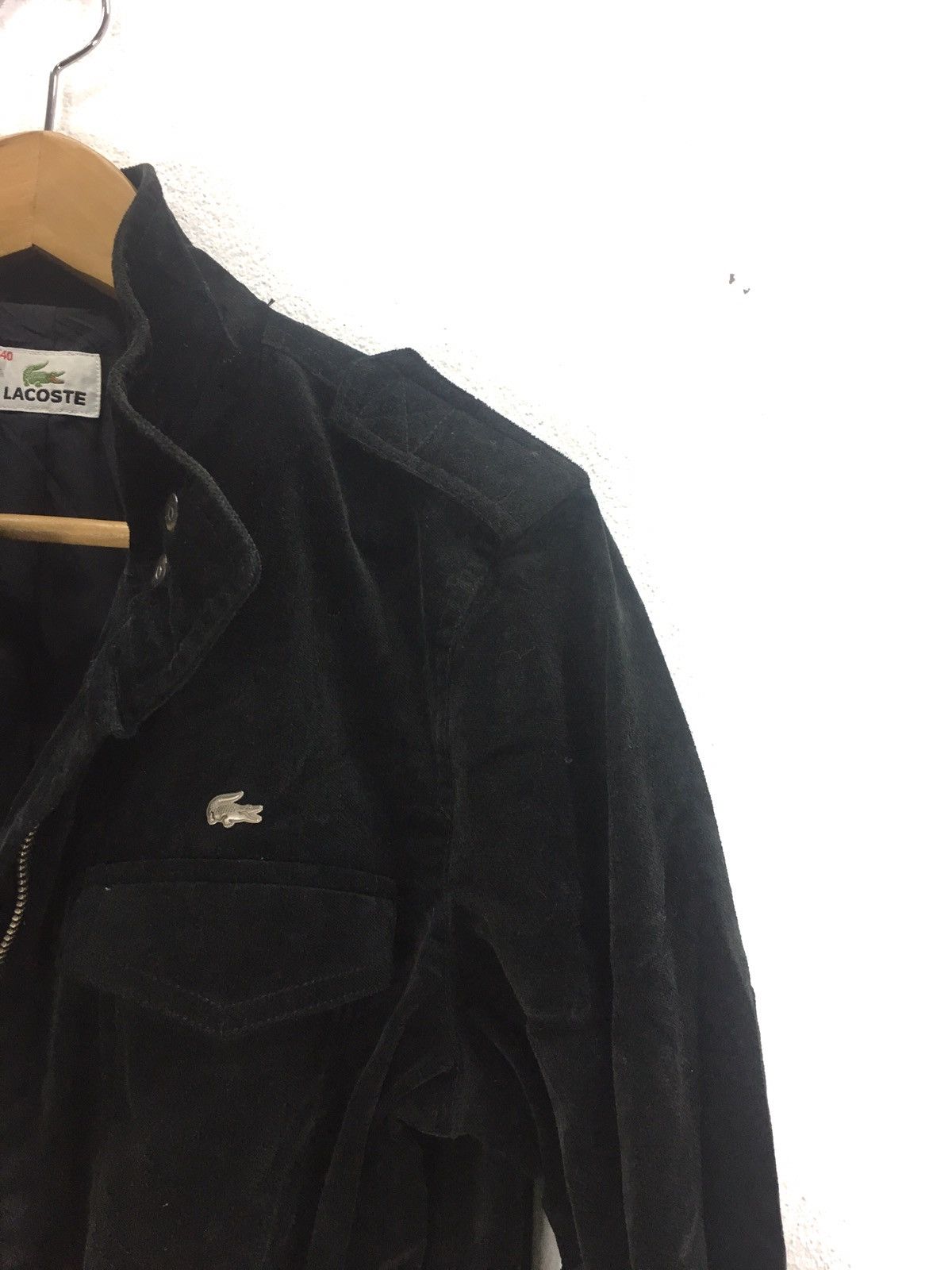 Lacoste Rare Lacoste Velvet Jacket Size S / US 4 / IT 40 - 3 Thumbnail