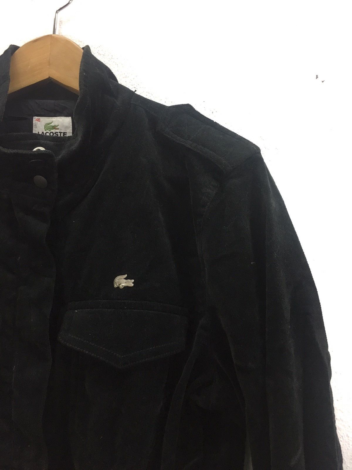 Lacoste Rare Lacoste Velvet Jacket Size S / US 4 / IT 40 - 6 Thumbnail