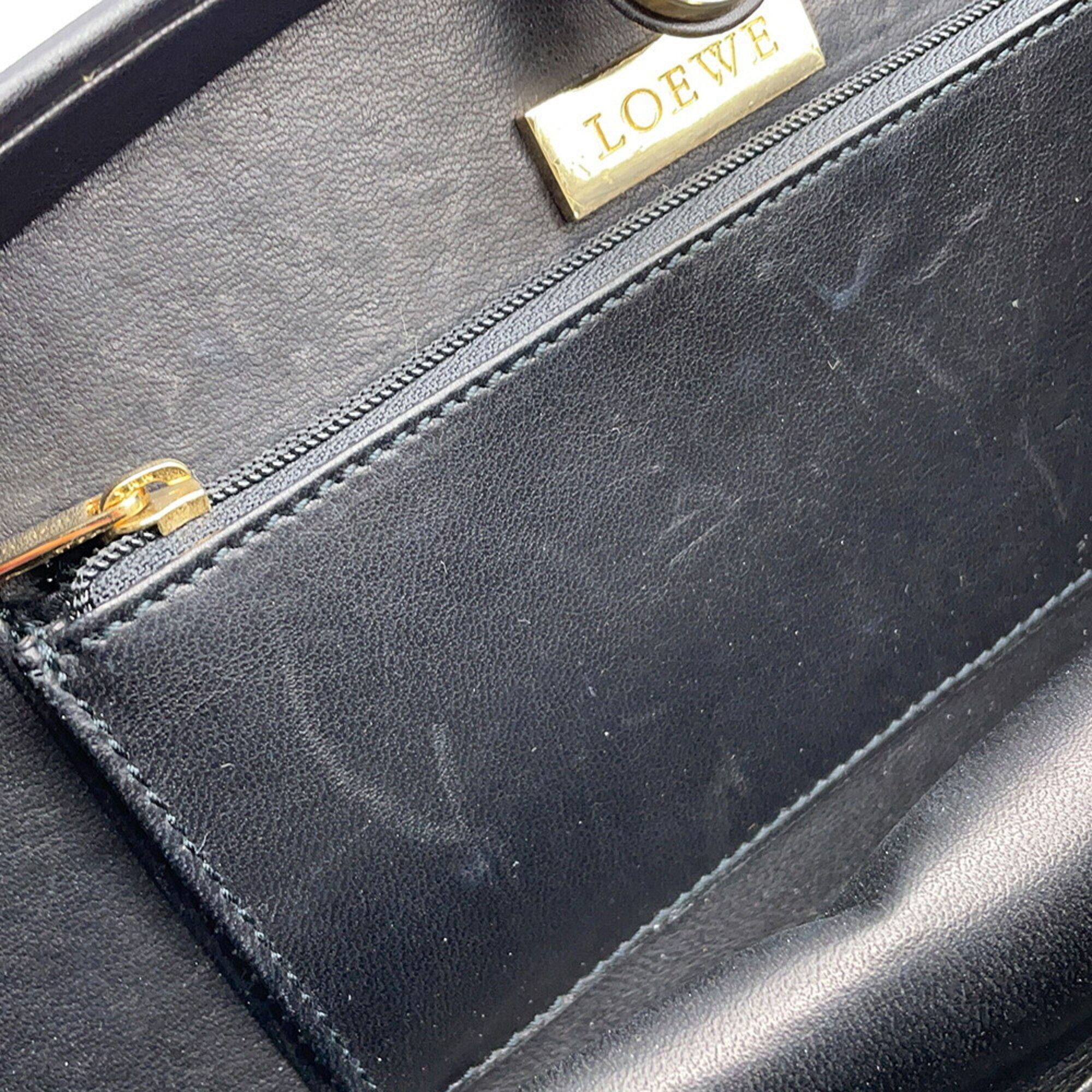 Loewe Loewe handbag, leather, black, handbag Size ONE SIZE - 11 Thumbnail