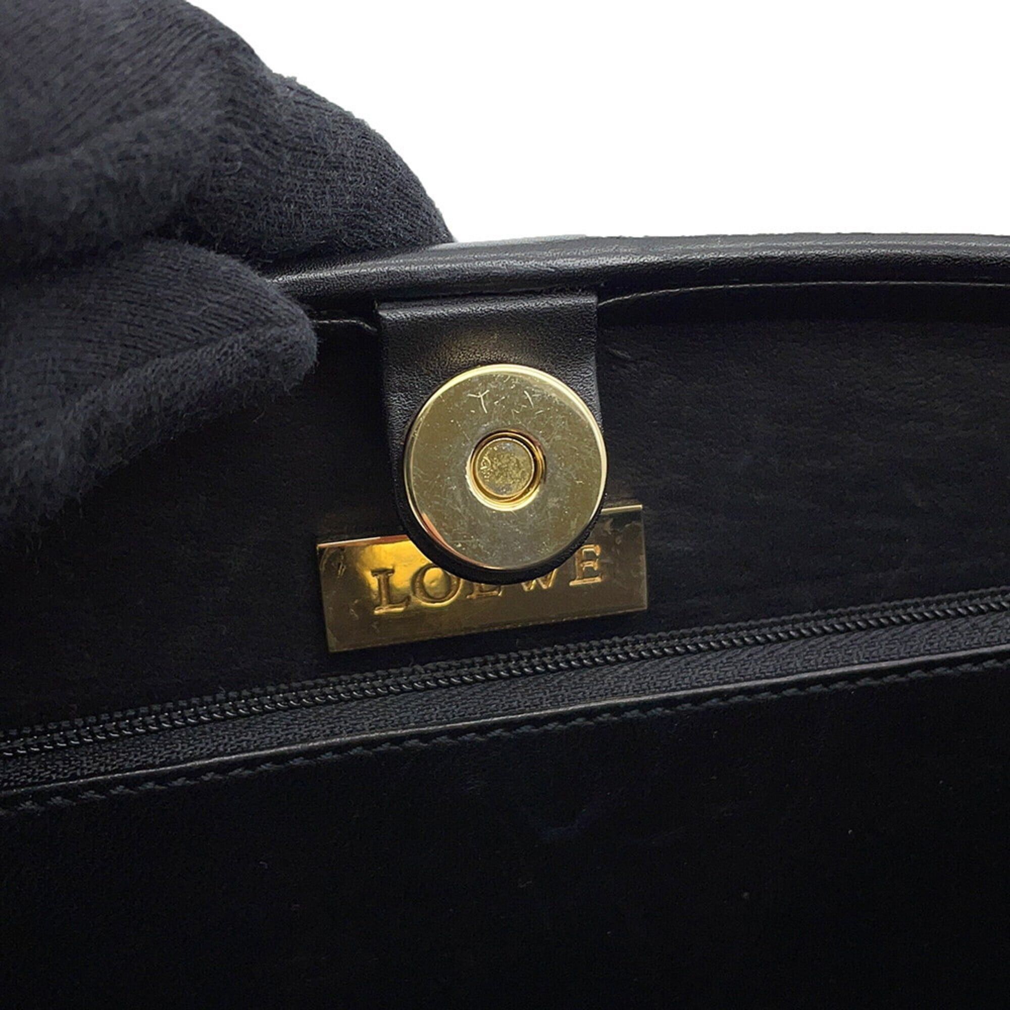 Loewe Loewe handbag, leather, black, handbag Size ONE SIZE - 14 Thumbnail
