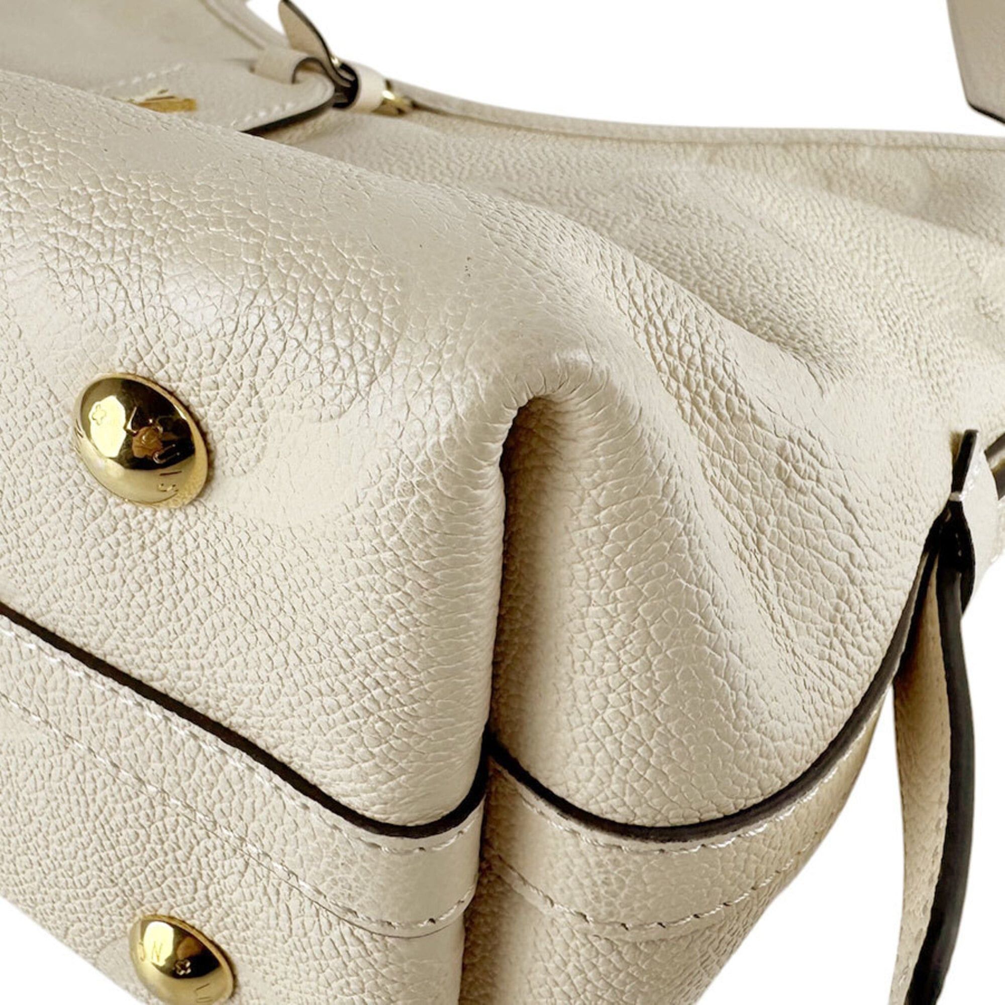 Louis Vuitton Louis Vuitton Shoulder Bag Monogram Empreinte Carryall Zip NM PM Cream Beige Women's M46293 z9312 Size ONE SIZE - 9 Thumbnail