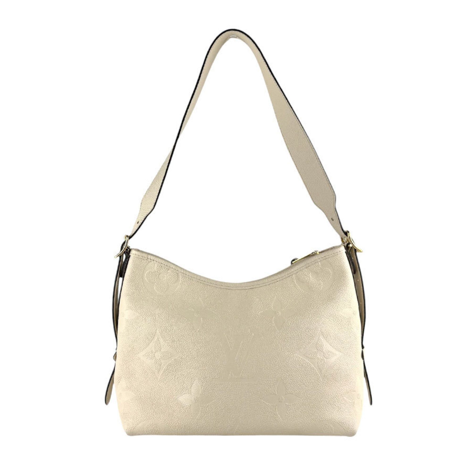 Louis Vuitton Louis Vuitton Shoulder Bag Monogram Empreinte Carryall Zip NM PM Cream Beige Women's M46293 z9312 Size ONE SIZE - 3 Thumbnail