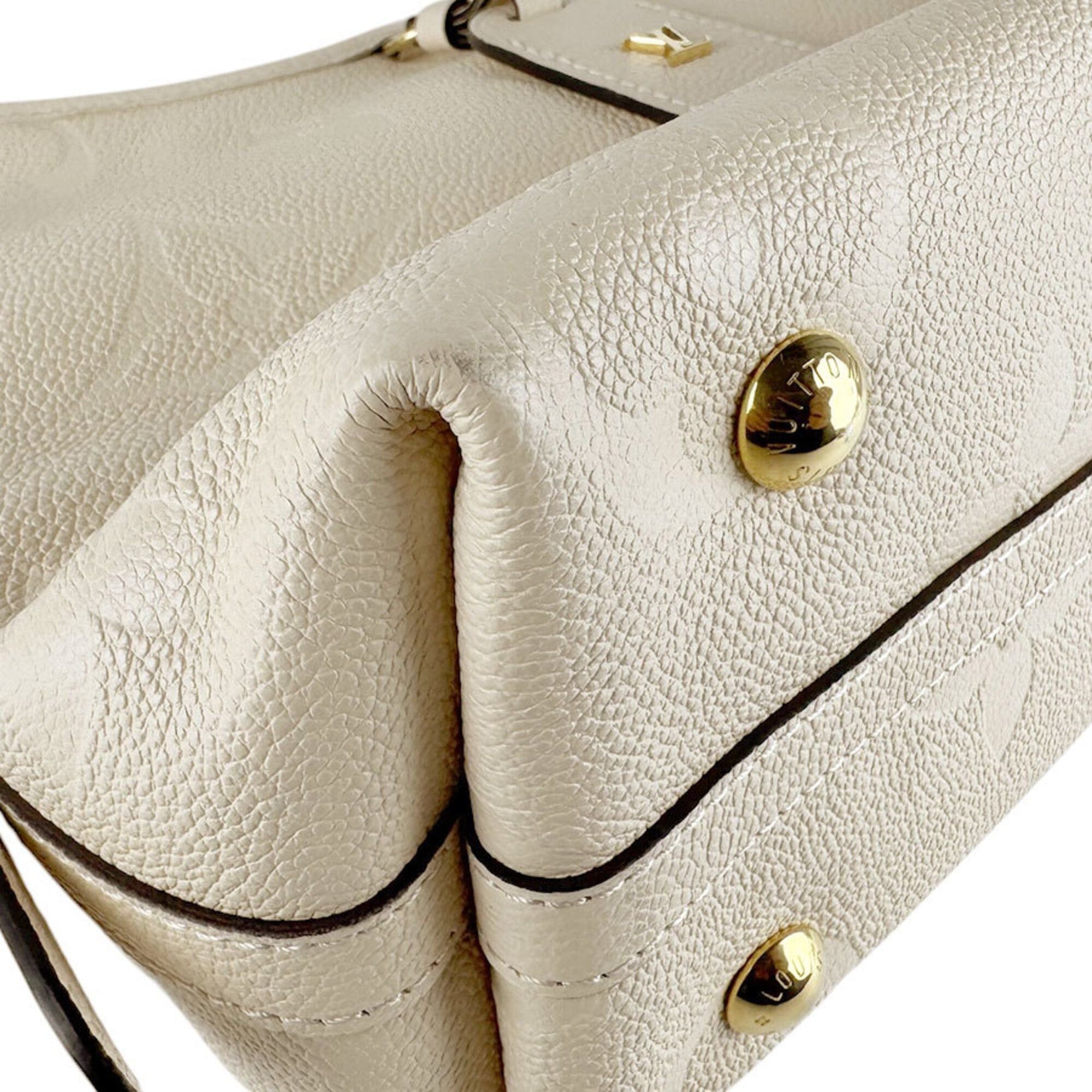 Louis Vuitton Louis Vuitton Shoulder Bag Monogram Empreinte Carryall Zip NM PM Cream Beige Women's M46293 z9312 Size ONE SIZE - 8 Thumbnail