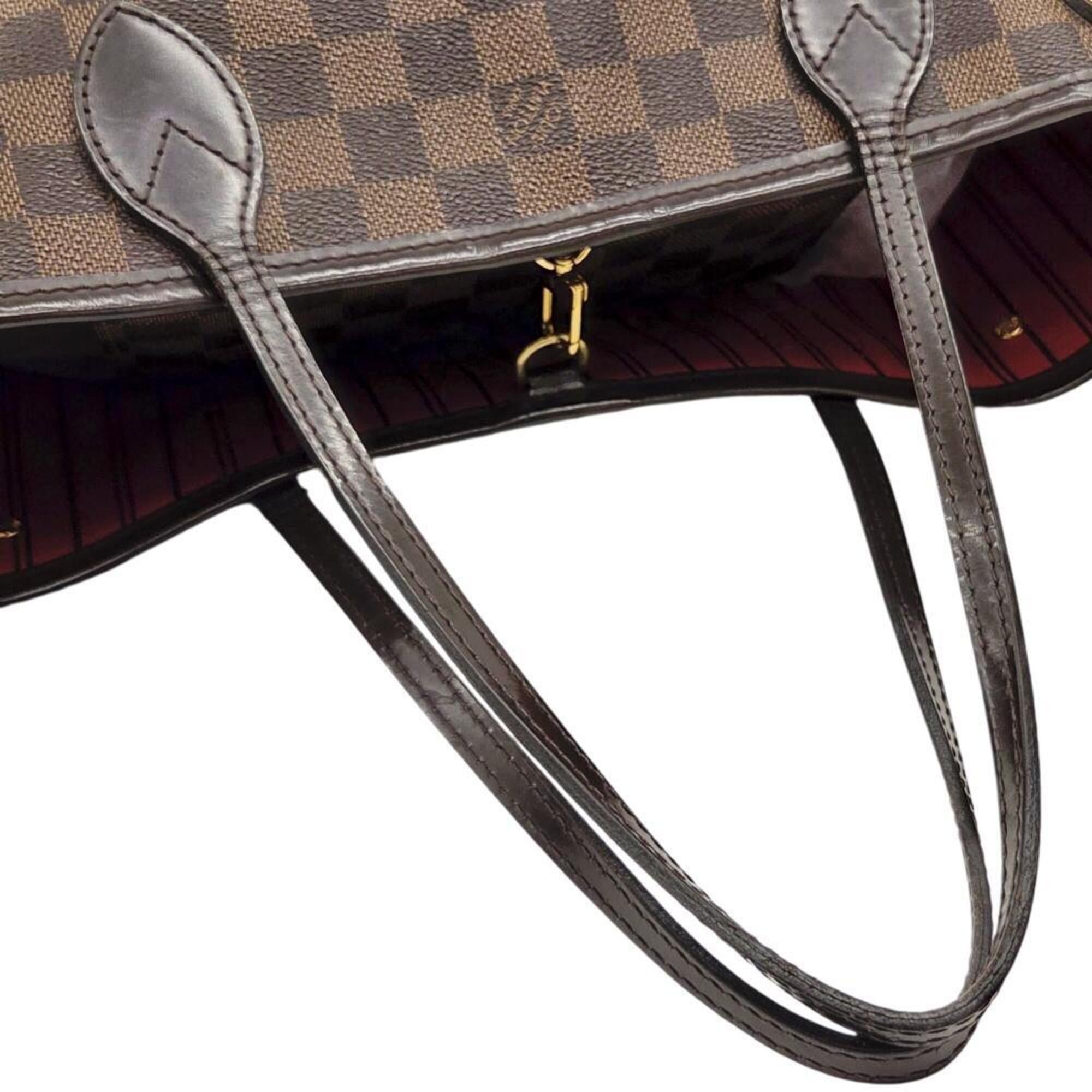 Louis Vuitton LOUIS VUITTON Neverfull PM Damier Ebene Tote Bag Leather Brown N41539 AR0149 Women's Size ONE SIZE - 10 Thumbnail